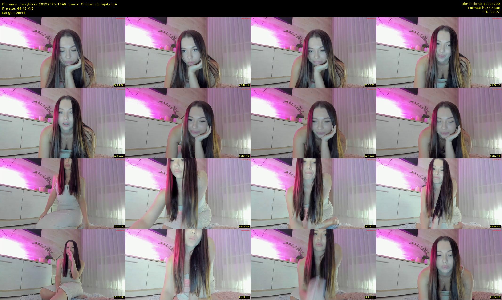 meryfoxxx — 7 minute Chaturbate female cam show recording, 720p, Dec 20, 2025