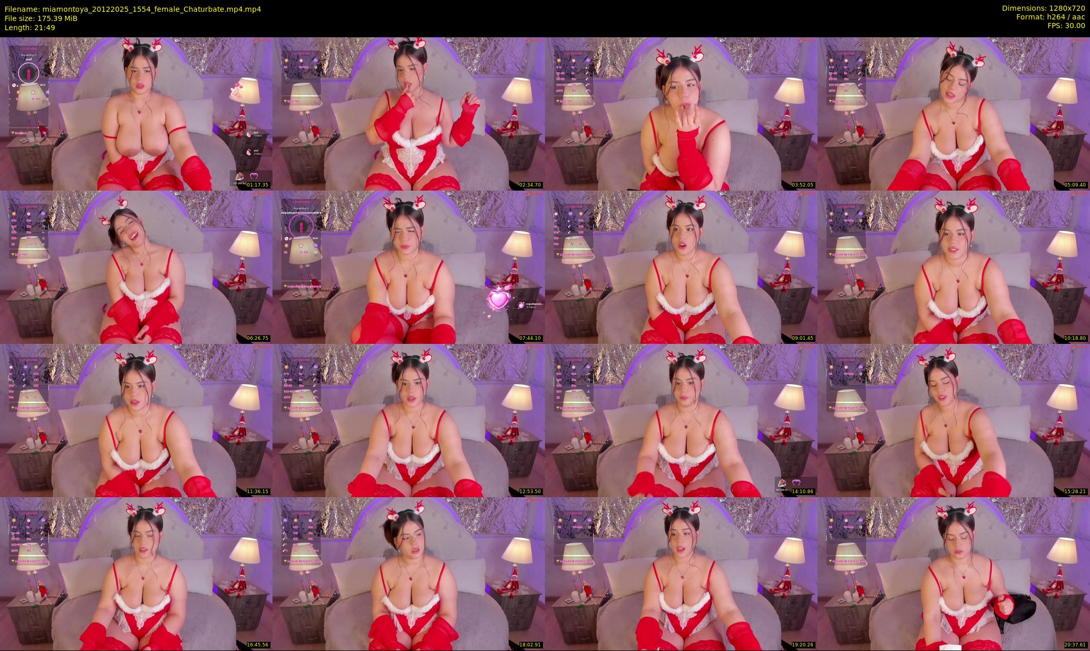 miamontoya — 22 minute Chaturbate female cam show recording, 720p, Dec 20, 2025