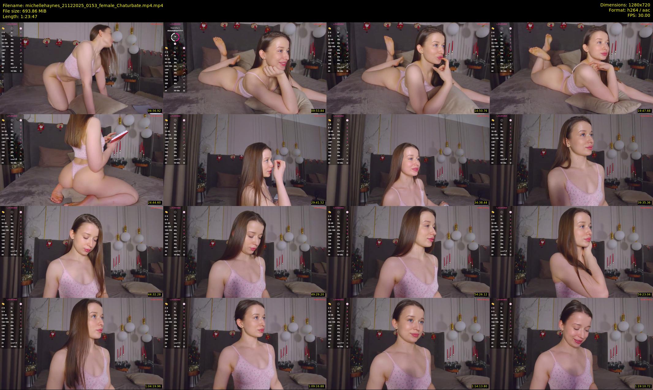 michellehaynes — 84 minute Chaturbate female cam show recording, 720p, Dec 21, 2025