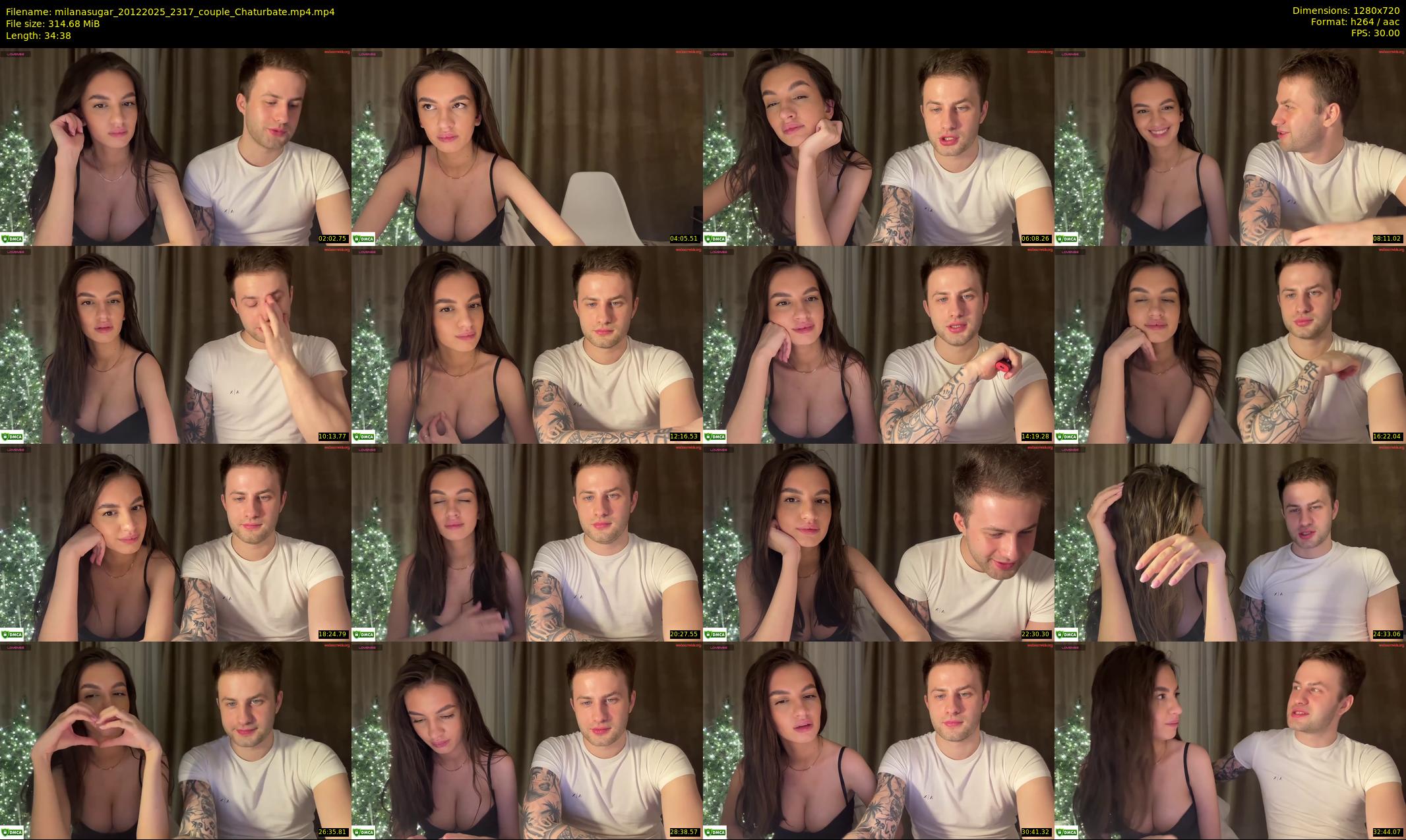 milanasugar — 35 minute Chaturbate couple cam show recording, 720p, Dec 20, 2025