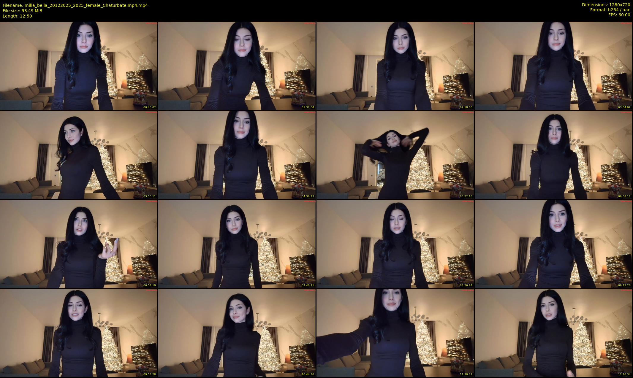 milla_bella — 13 minute Chaturbate female cam show recording, 720p, Dec 20, 2025
