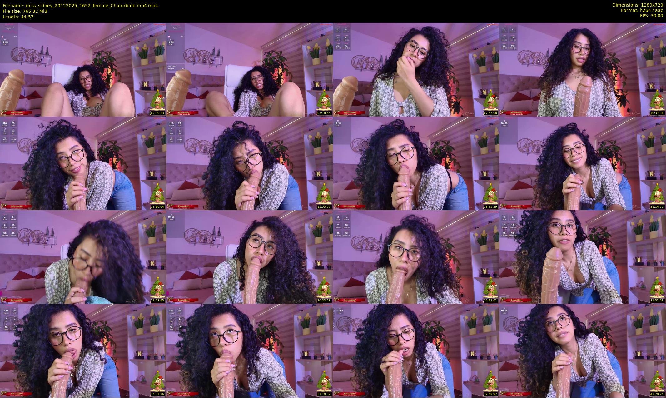 miss_sidney — 45 minute Chaturbate female cam show recording, 720p, Dec 20, 2025