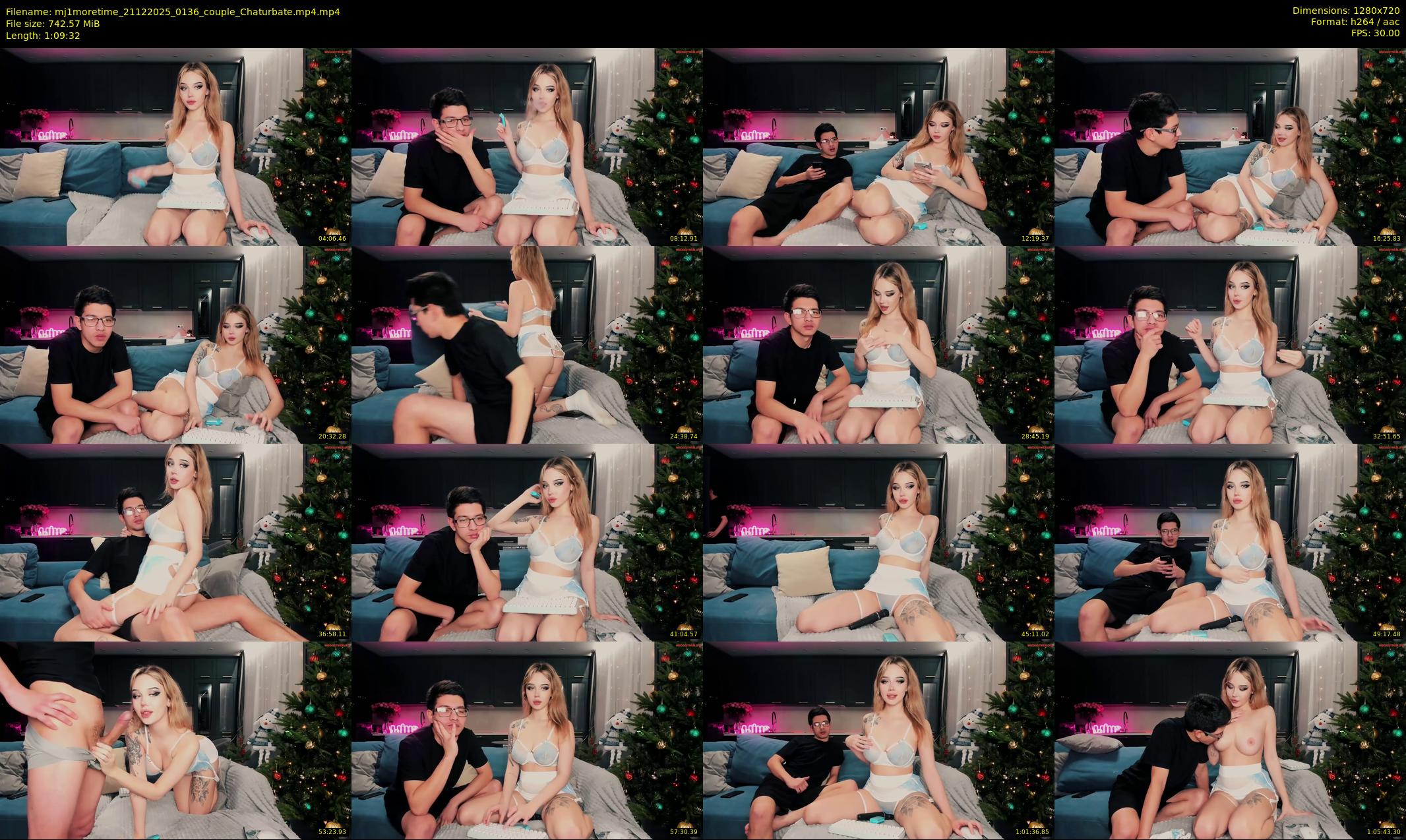 mj1moretime — 70 minute Chaturbate couple cam show recording, 720p, Dec 21, 2025