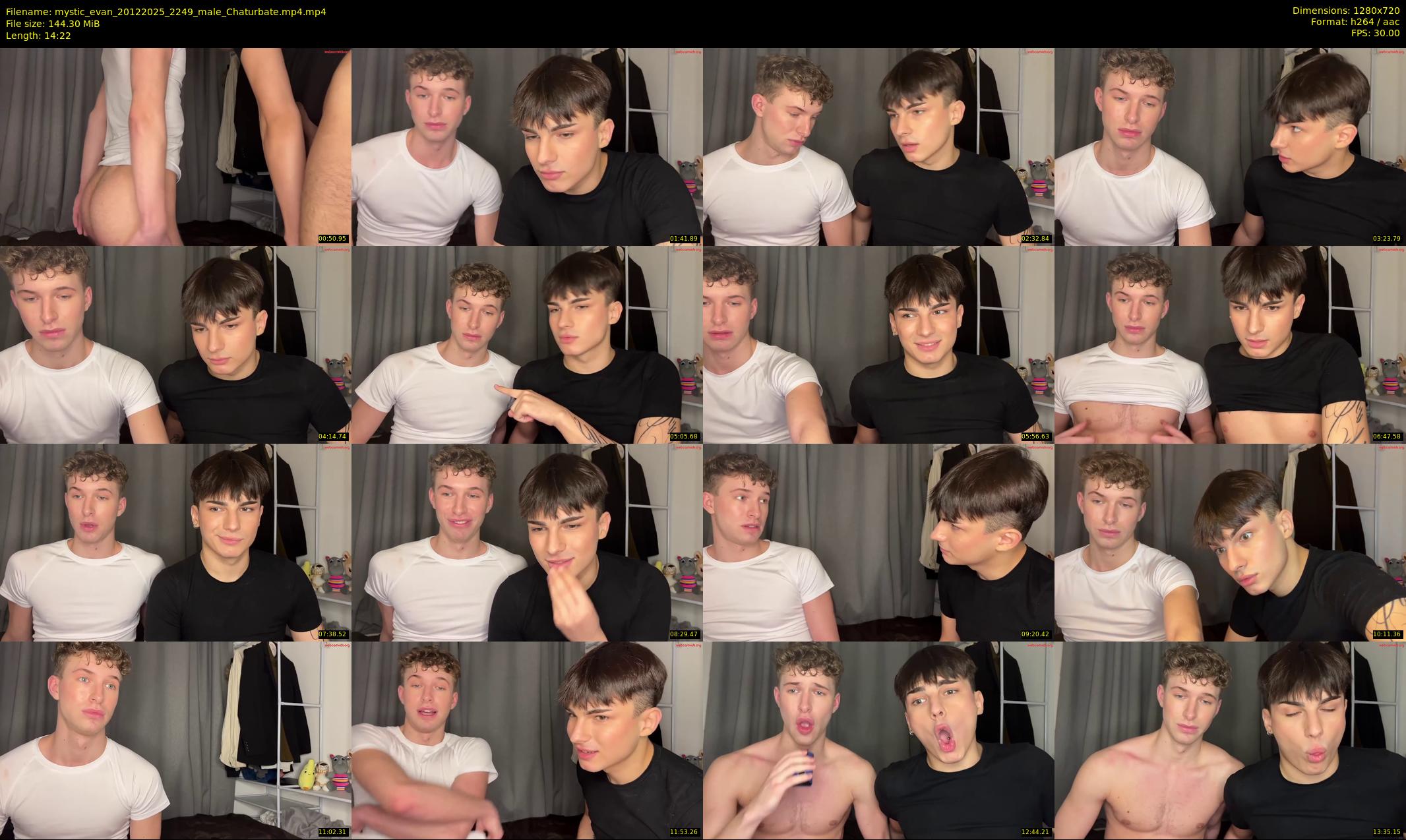 mystic_evan — 15 minute Chaturbate male cam show recording, 720p, Dec 20, 2025