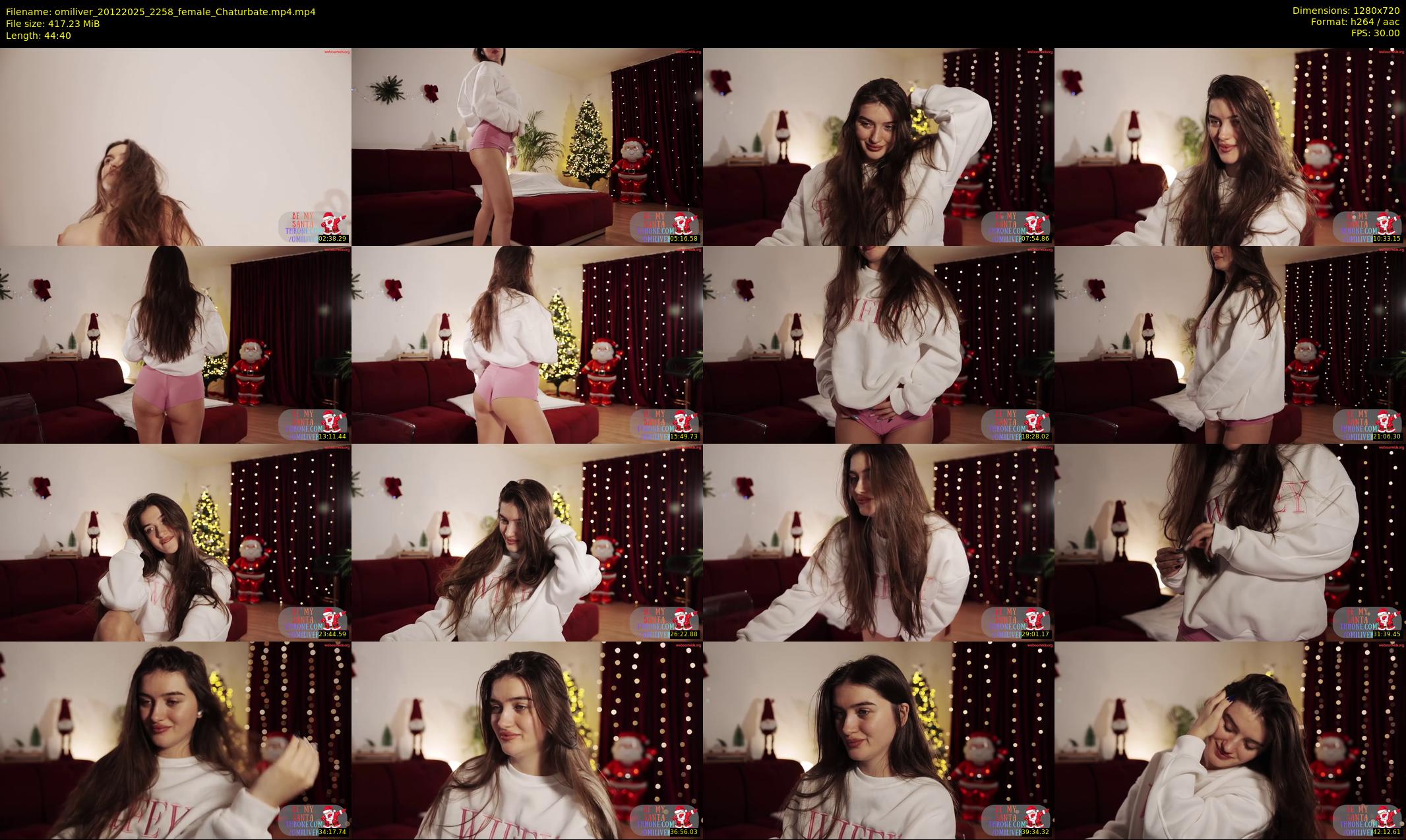 omiliver — 45 minute Chaturbate female cam show recording, 720p, Dec 20, 2025