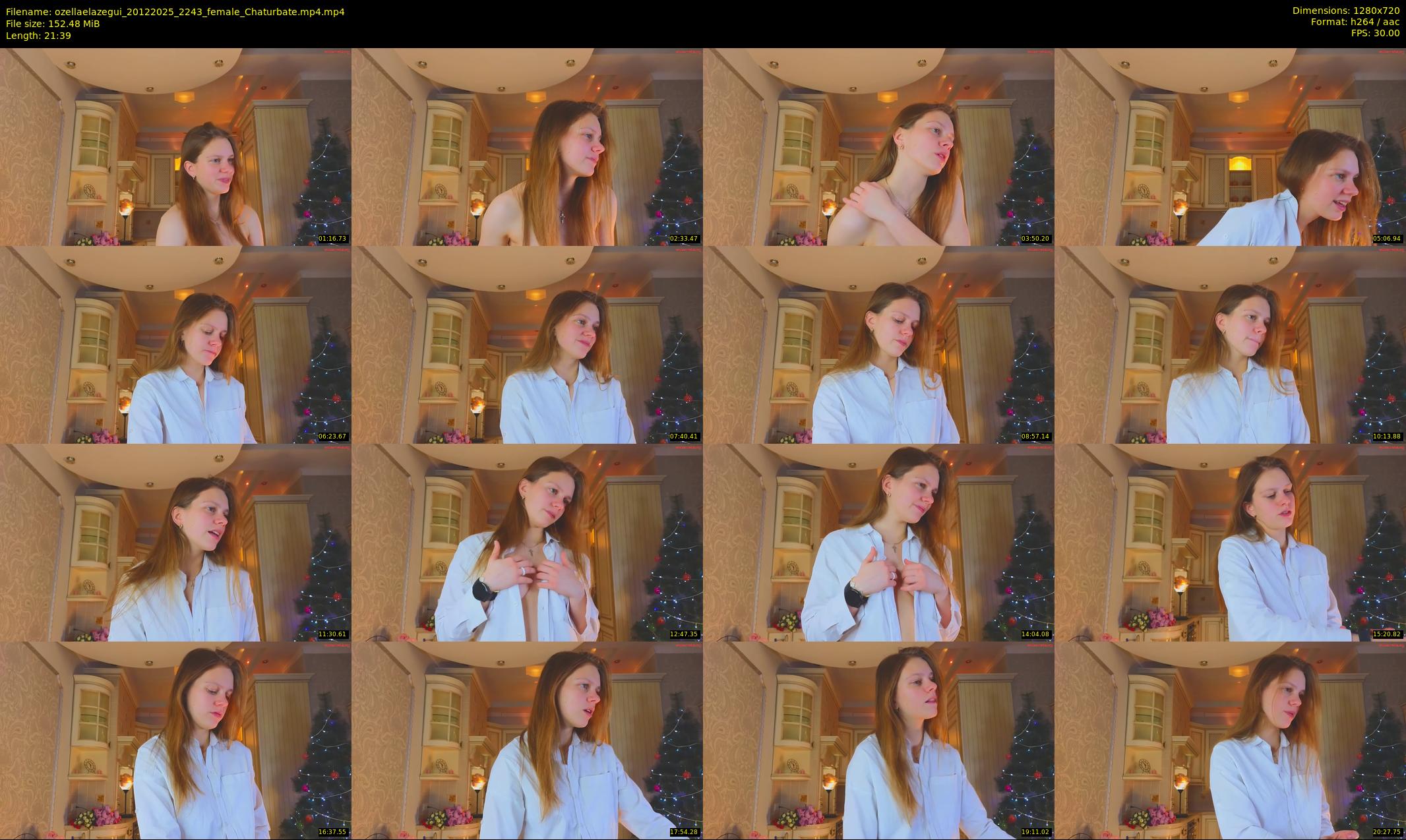 ozellaelazegui — 22 minute Chaturbate female cam show recording, 720p, Dec 20, 2025