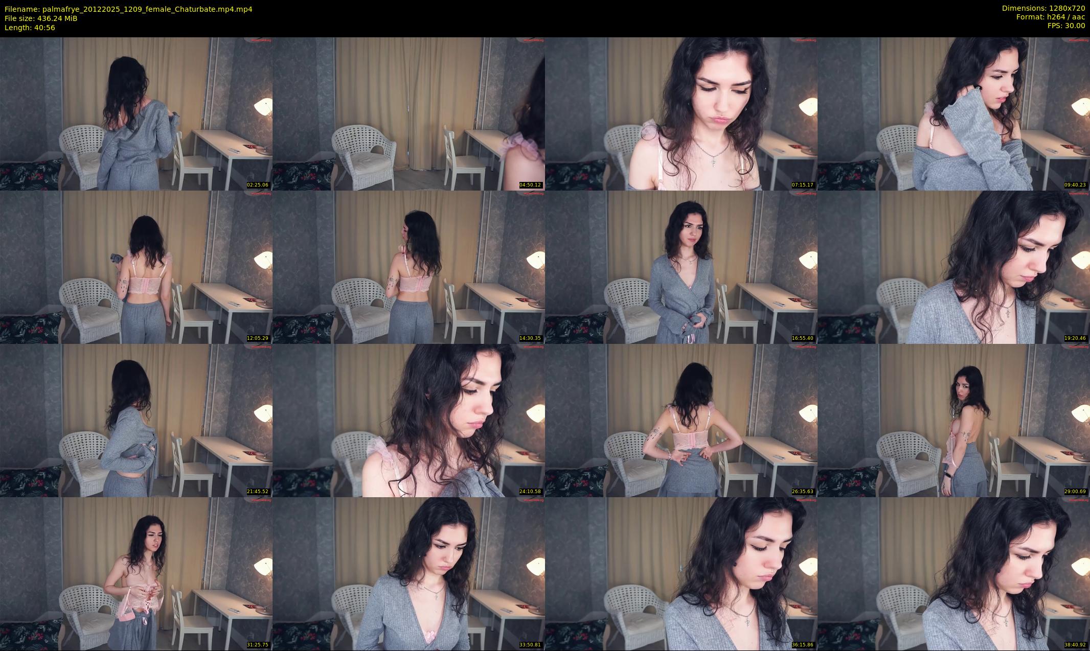 palmafrye — 41 minute Chaturbate female cam show recording, 720p, Dec 20, 2025
