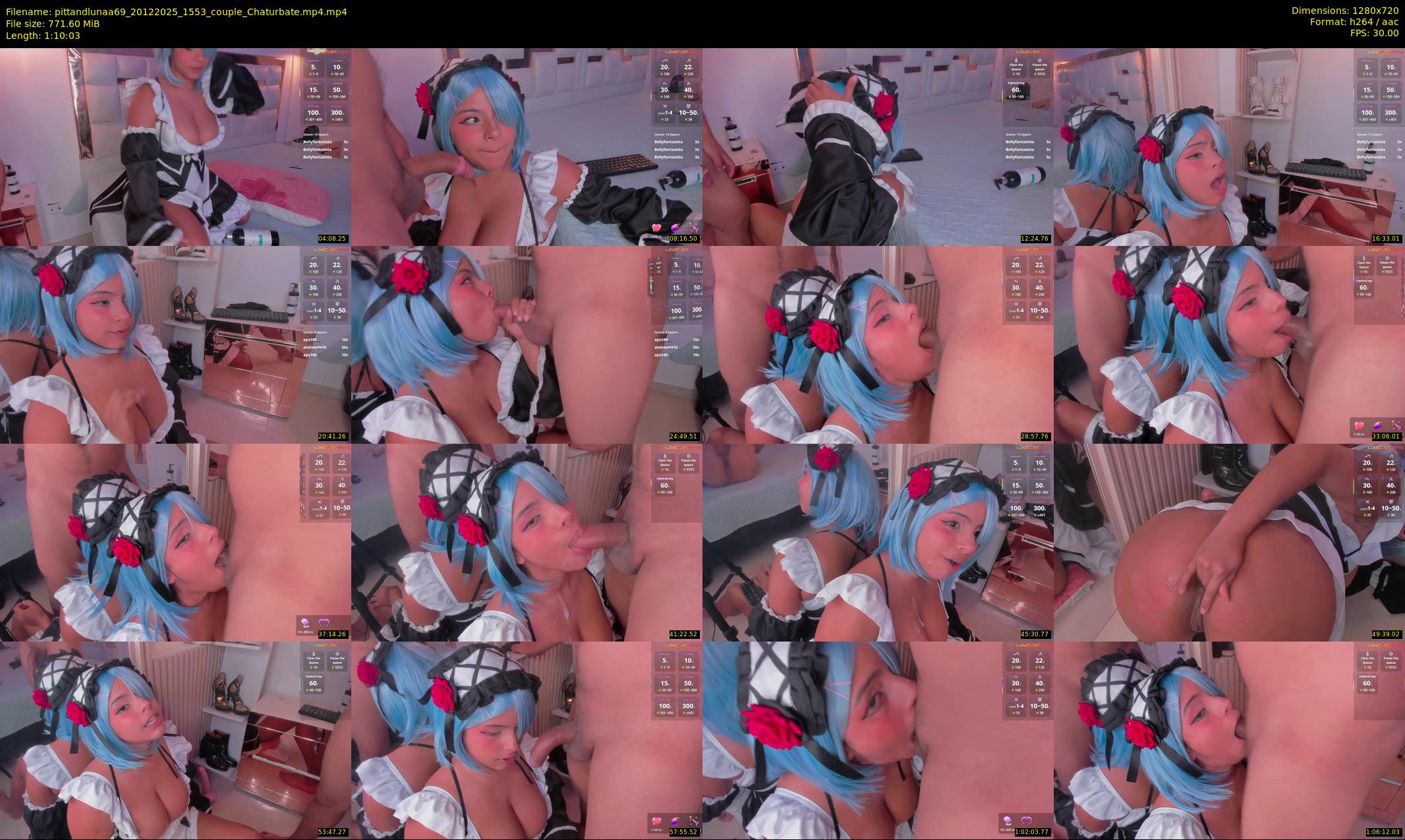 pittandlunaa69 — 71 minute Chaturbate couple cam show recording, 720p, Dec 20, 2025