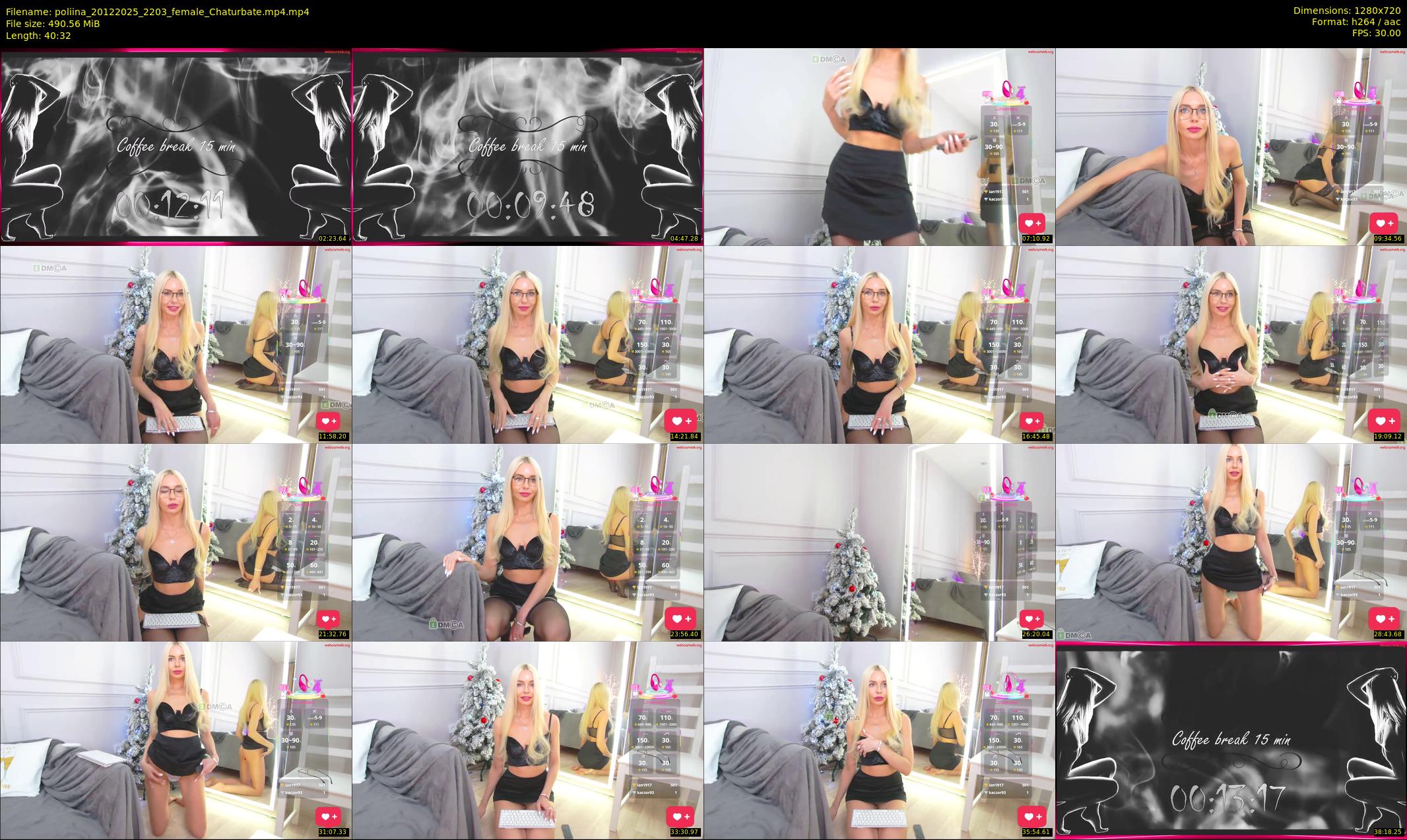 poliina — 41 minute Chaturbate female cam show recording, 720p, Dec 20, 2025