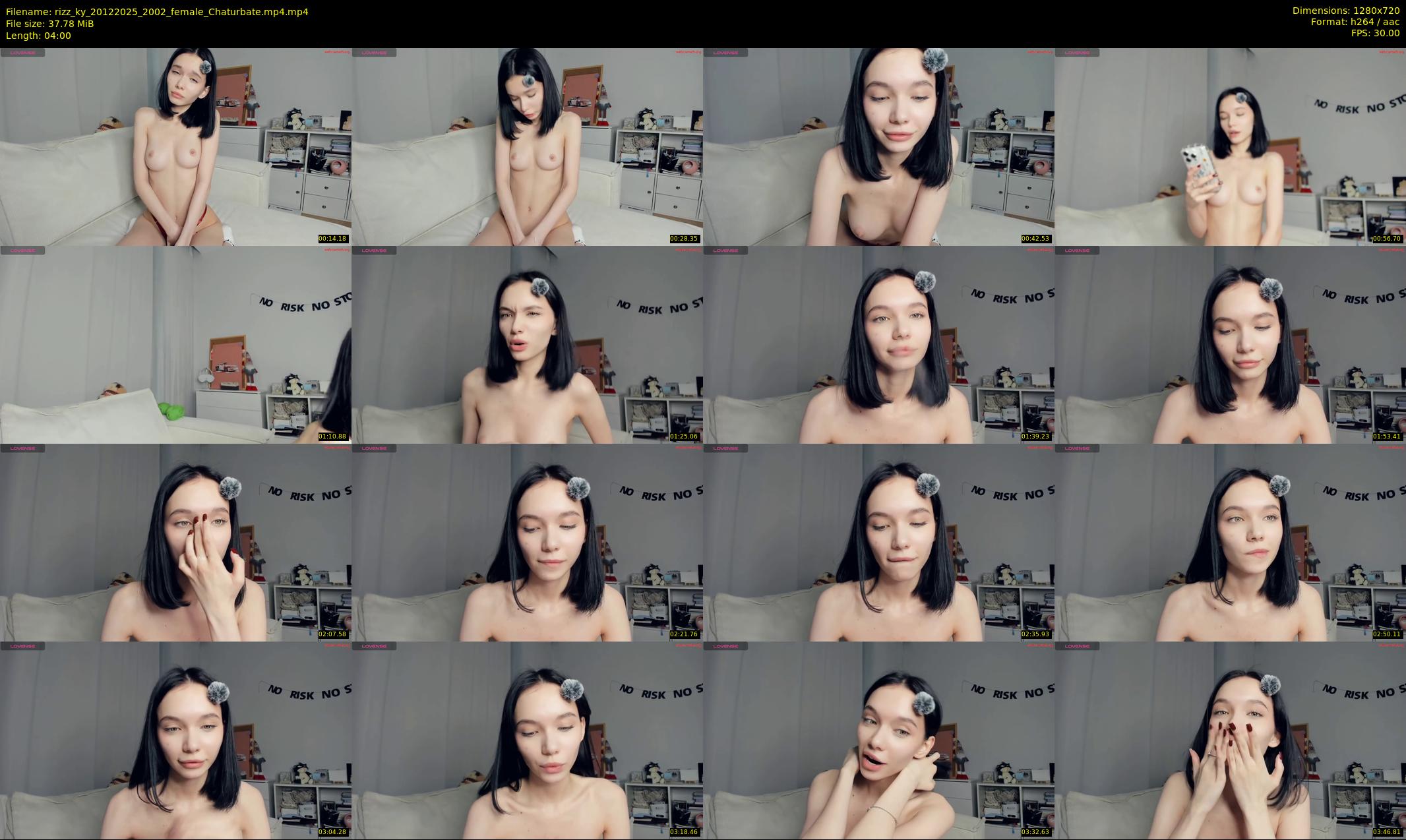 rizz_ky — 4 minute Chaturbate female cam show recording, 720p, Dec 20, 2025