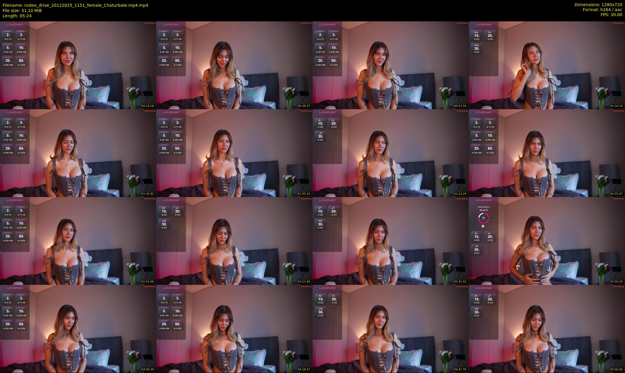 rodeo_drive — 6 minute Chaturbate female cam show recording, 720p, Dec 20, 2025