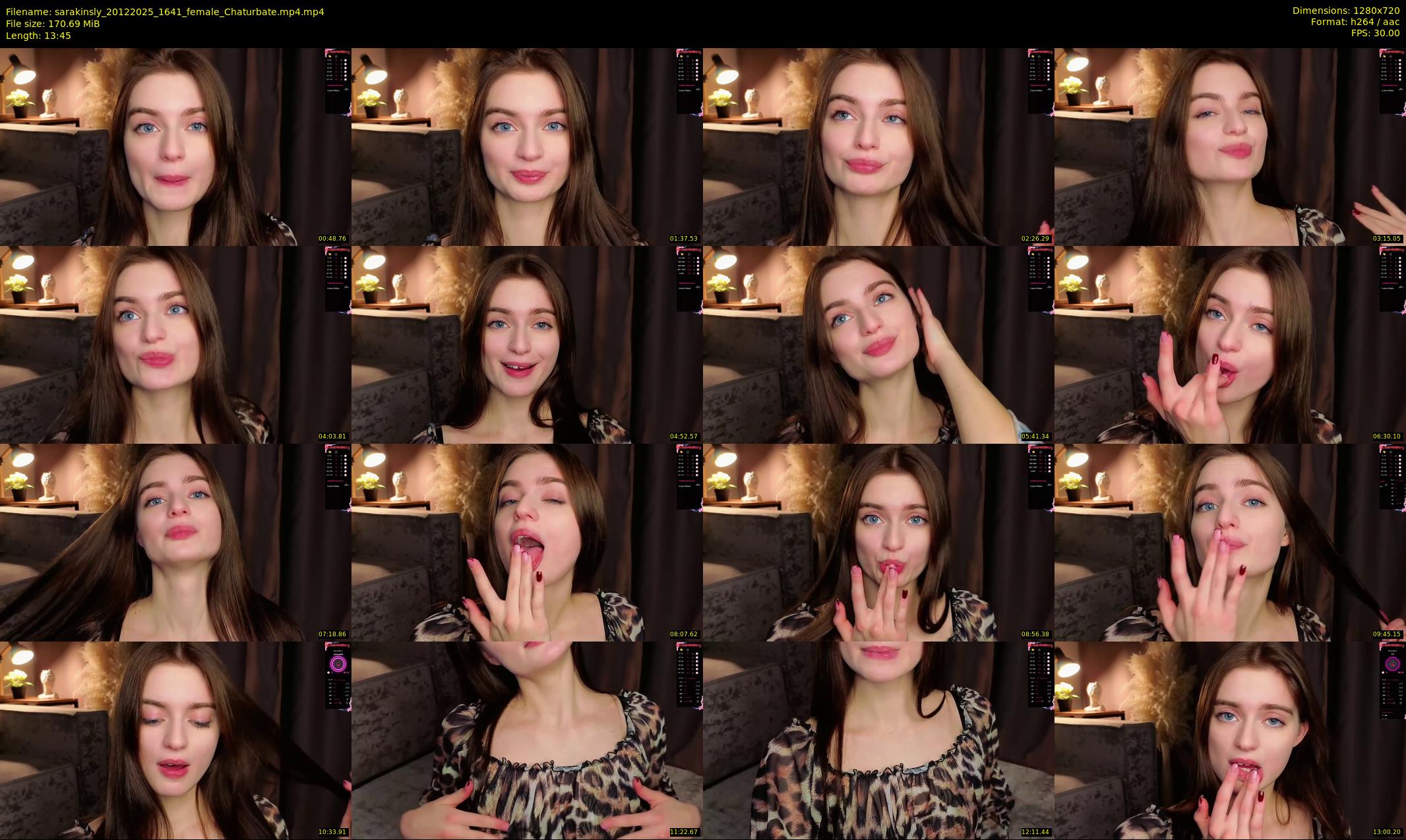 sarakinsly — 14 minute Chaturbate female cam show recording, 720p, Dec 20, 2025