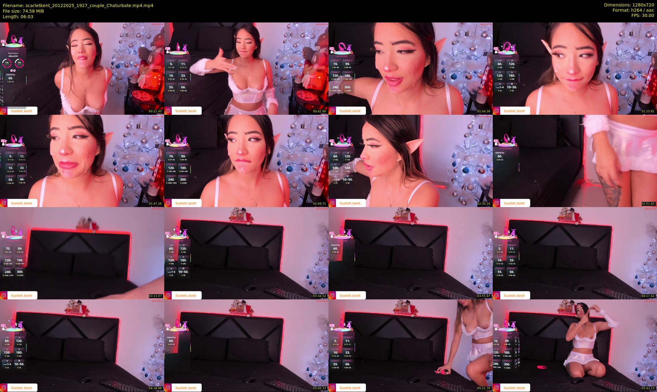 scarletkent — 7 minute Chaturbate couple cam show recording, 720p, Dec 20, 2025