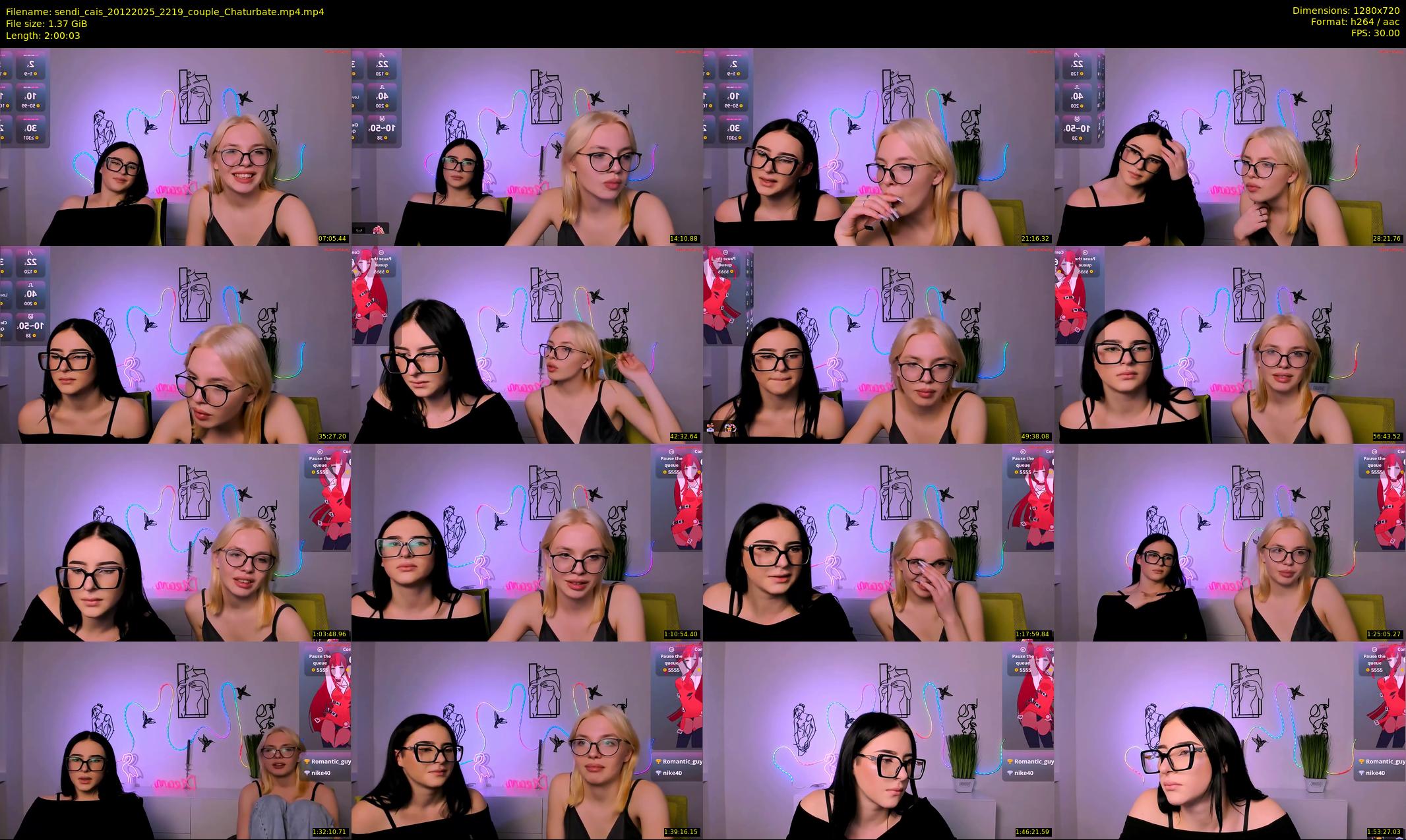 sendi_cais — 121 minute Chaturbate female cam show recording, 720p, Dec 20, 2025