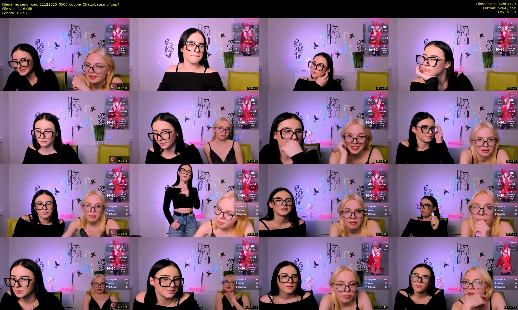 sendi_cais — 83 minute Chaturbate female cam show recording, 720p, Dec 21, 2025