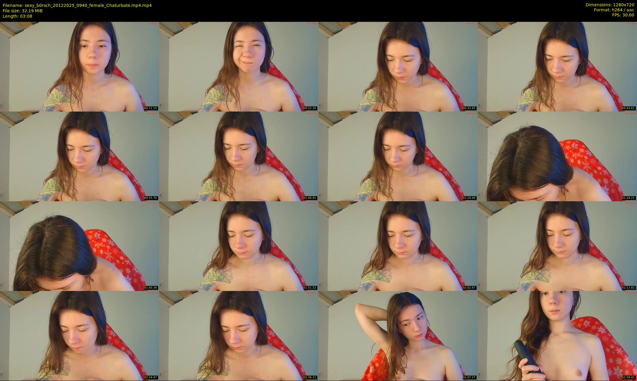 sexy_b0rsch — 4 minute Chaturbate female cam show recording, 720p, Dec 20, 2025