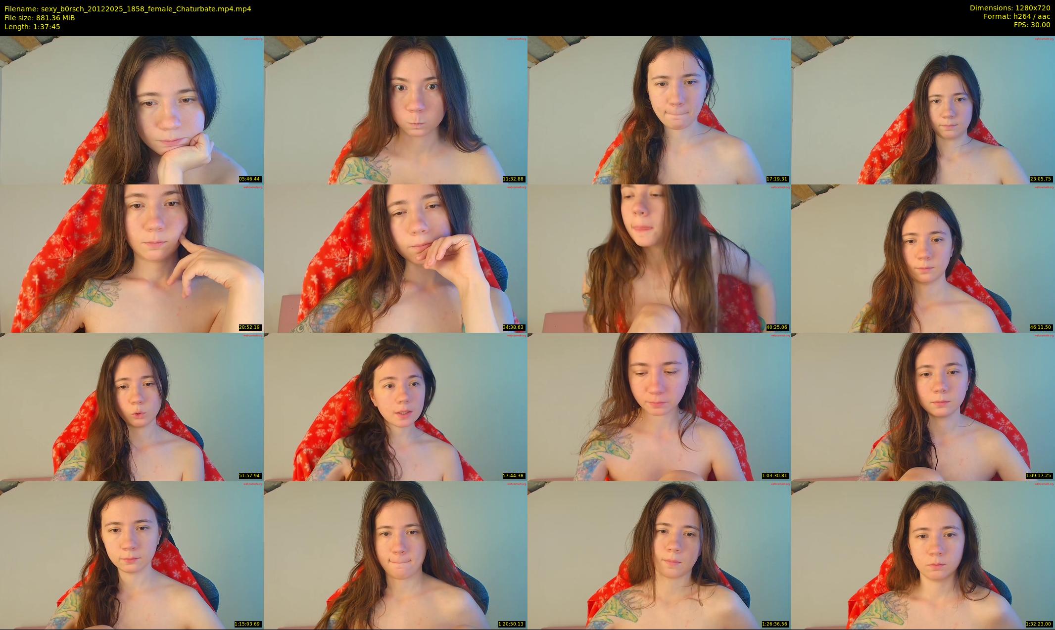 sexy_b0rsch — 98 minute Chaturbate female cam show recording, 720p, Dec 20, 2025