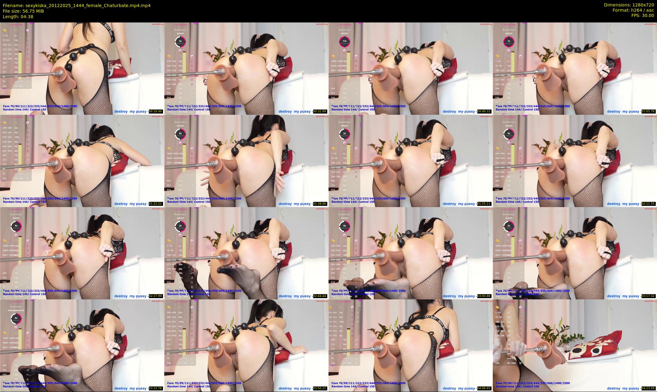 sexykiska — 5 minute Chaturbate female cam show recording, 720p, Dec 20, 2025