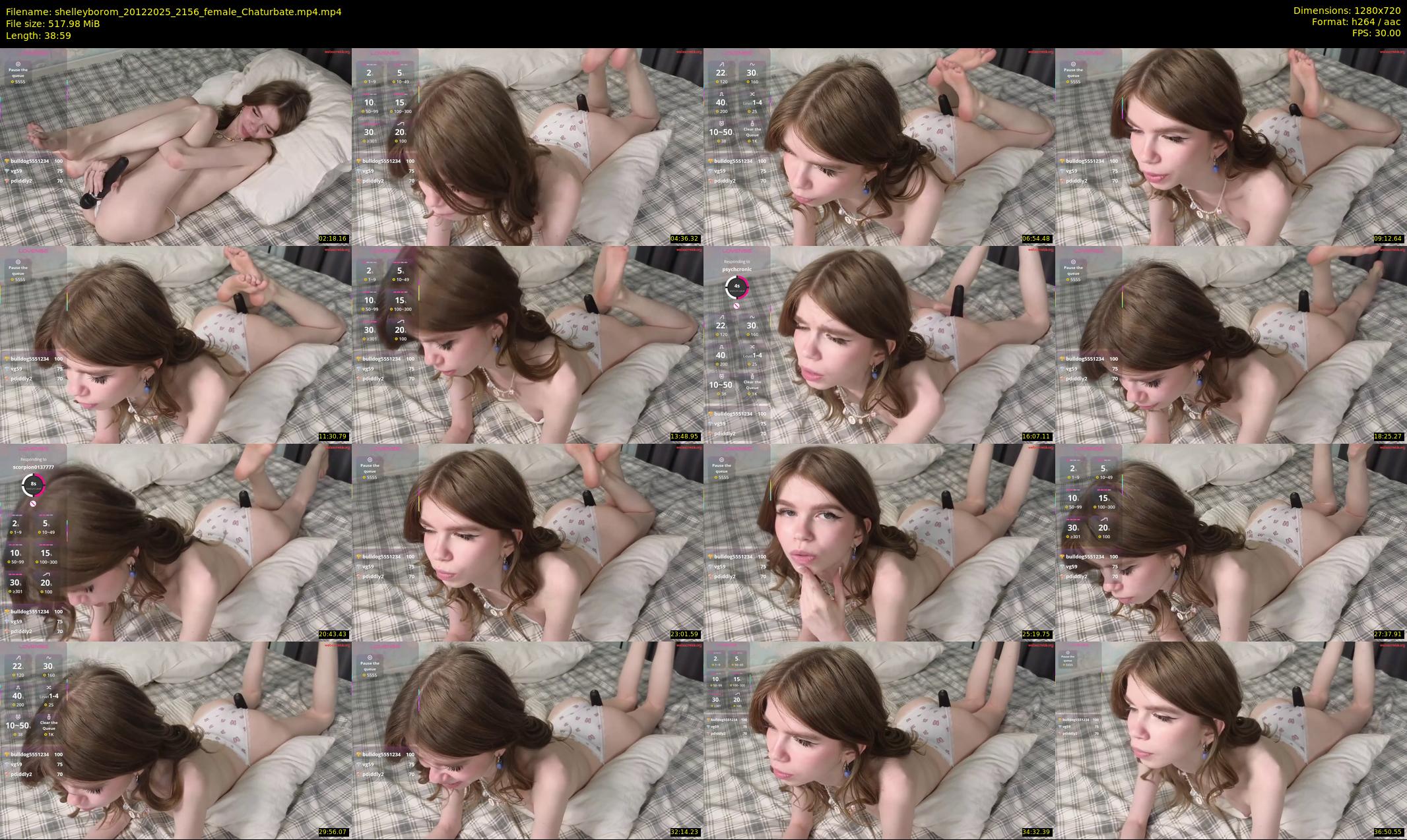 shelleyborom — 39 minute Chaturbate female cam show recording, 720p, Dec 20, 2025