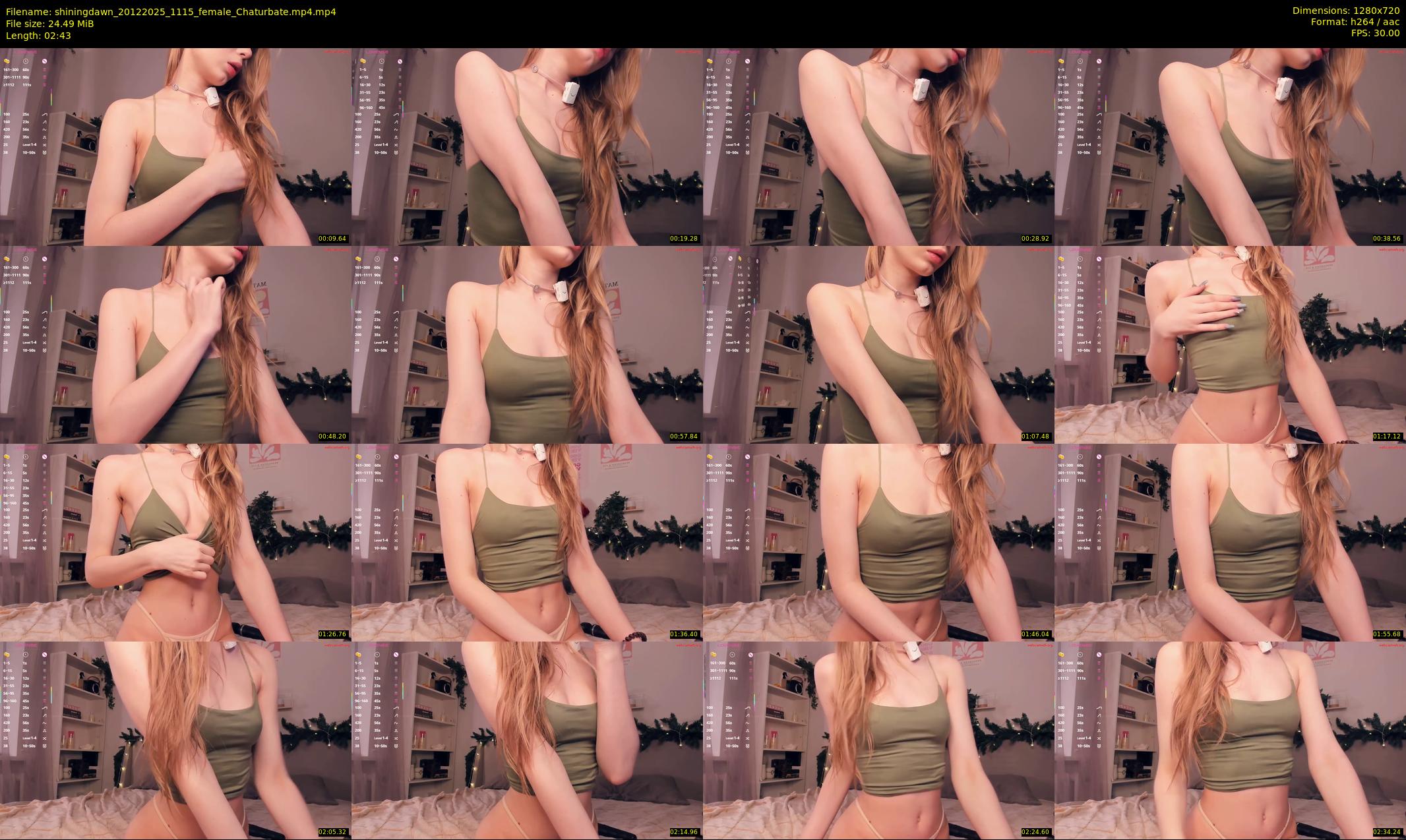 shiningdawn — 3 minute Chaturbate female cam show recording, 720p, Dec 20, 2025