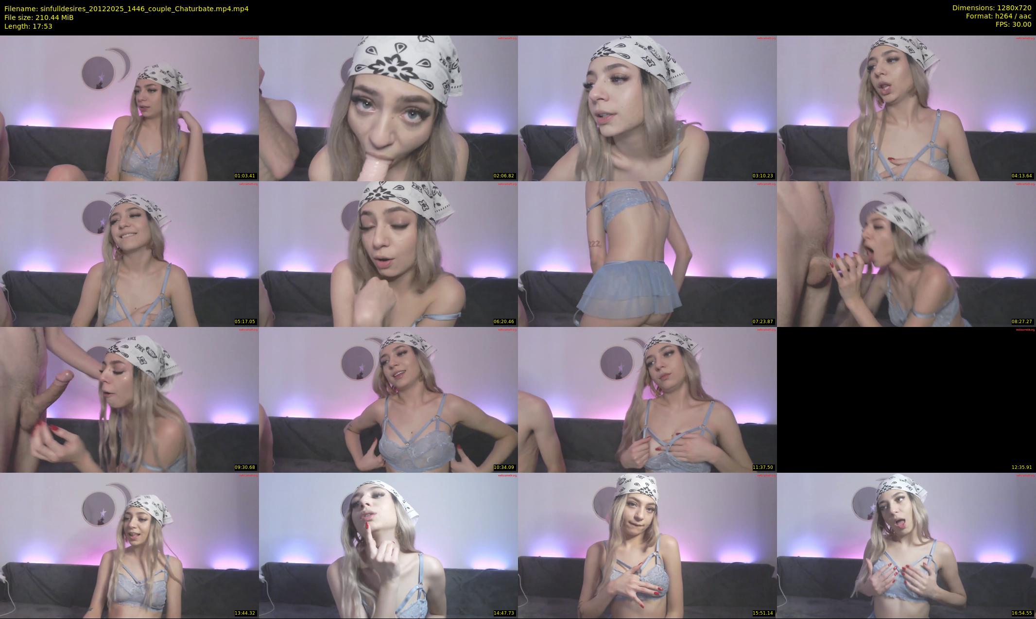 sinfulldesires — 18 minute Chaturbate couple cam show recording, 720p, Dec 20, 2025