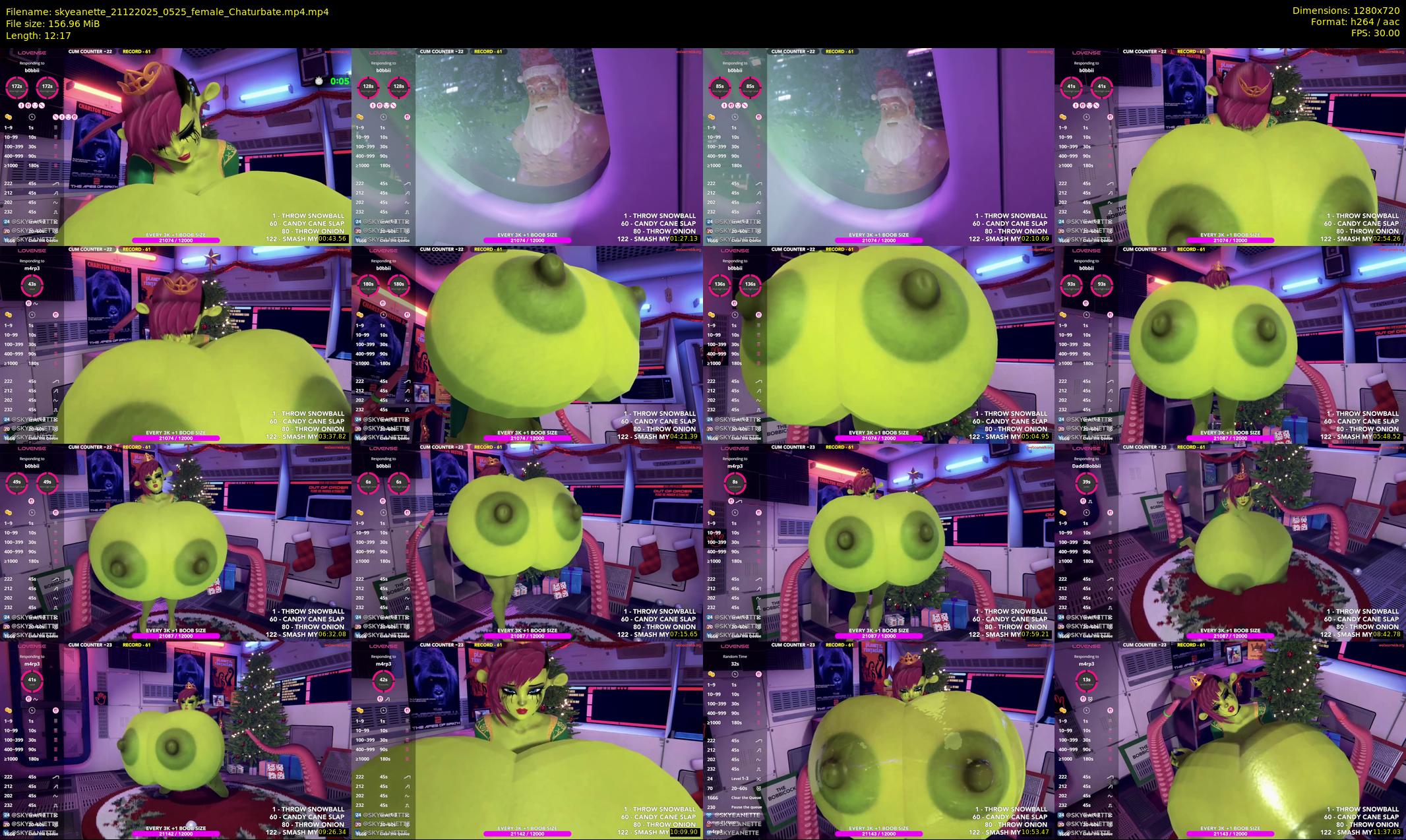 skyeanette — 13 minute Chaturbate female cam show recording, 720p, Dec 21, 2025