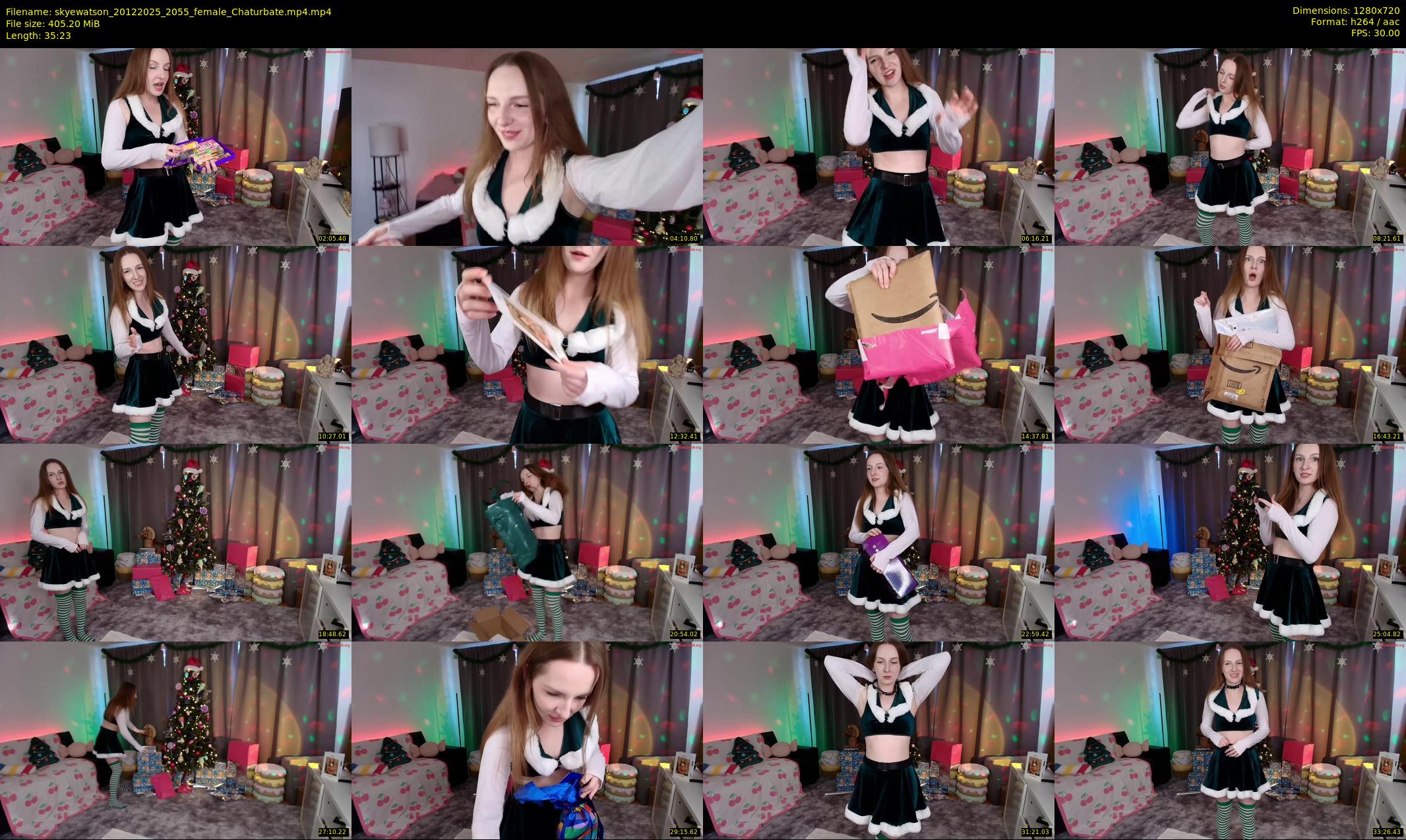 skyewatson — 36 minute Chaturbate female cam show recording, 720p, Dec 20, 2025
