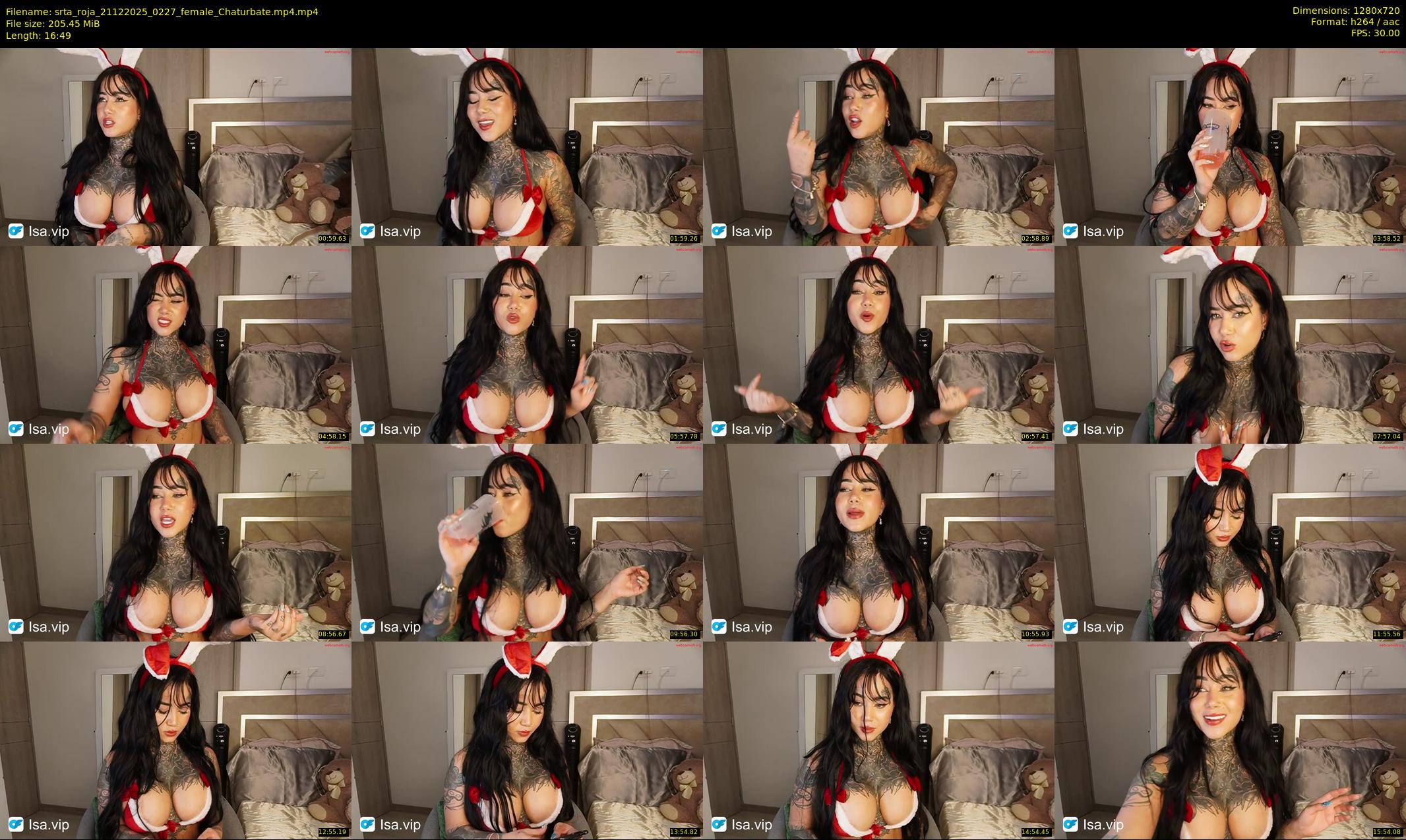 srta_roja — 17 minute Chaturbate female cam show recording, 720p, Dec 21, 2025