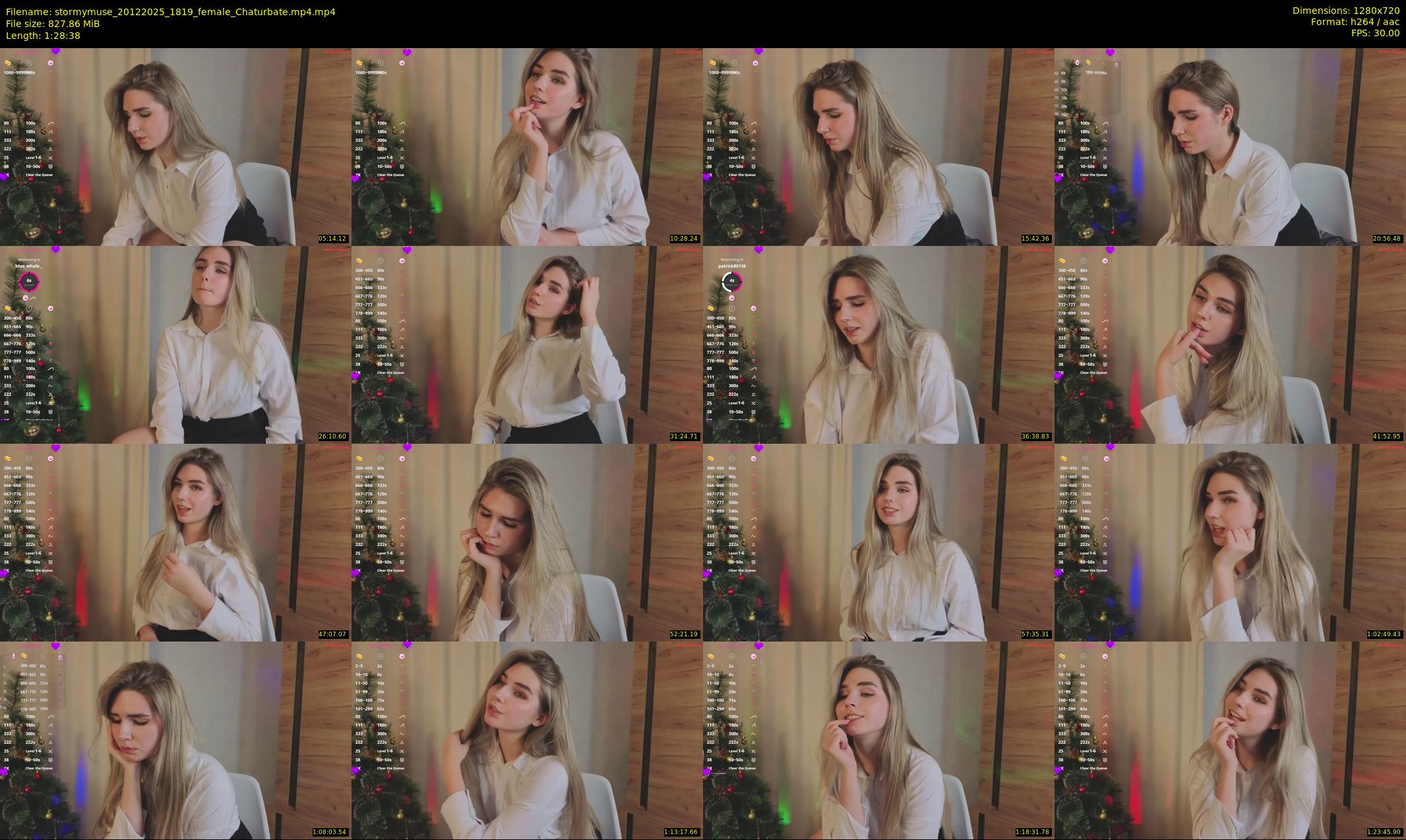stormymuse — 89 minute Chaturbate female cam show recording, 720p, Dec 20, 2025