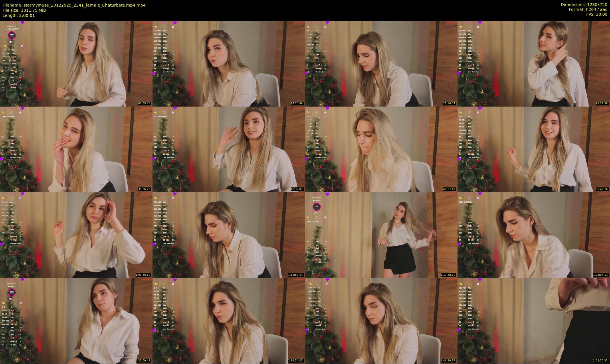 stormymuse — 121 minute Chaturbate female cam show recording, 720p, Dec 20, 2025