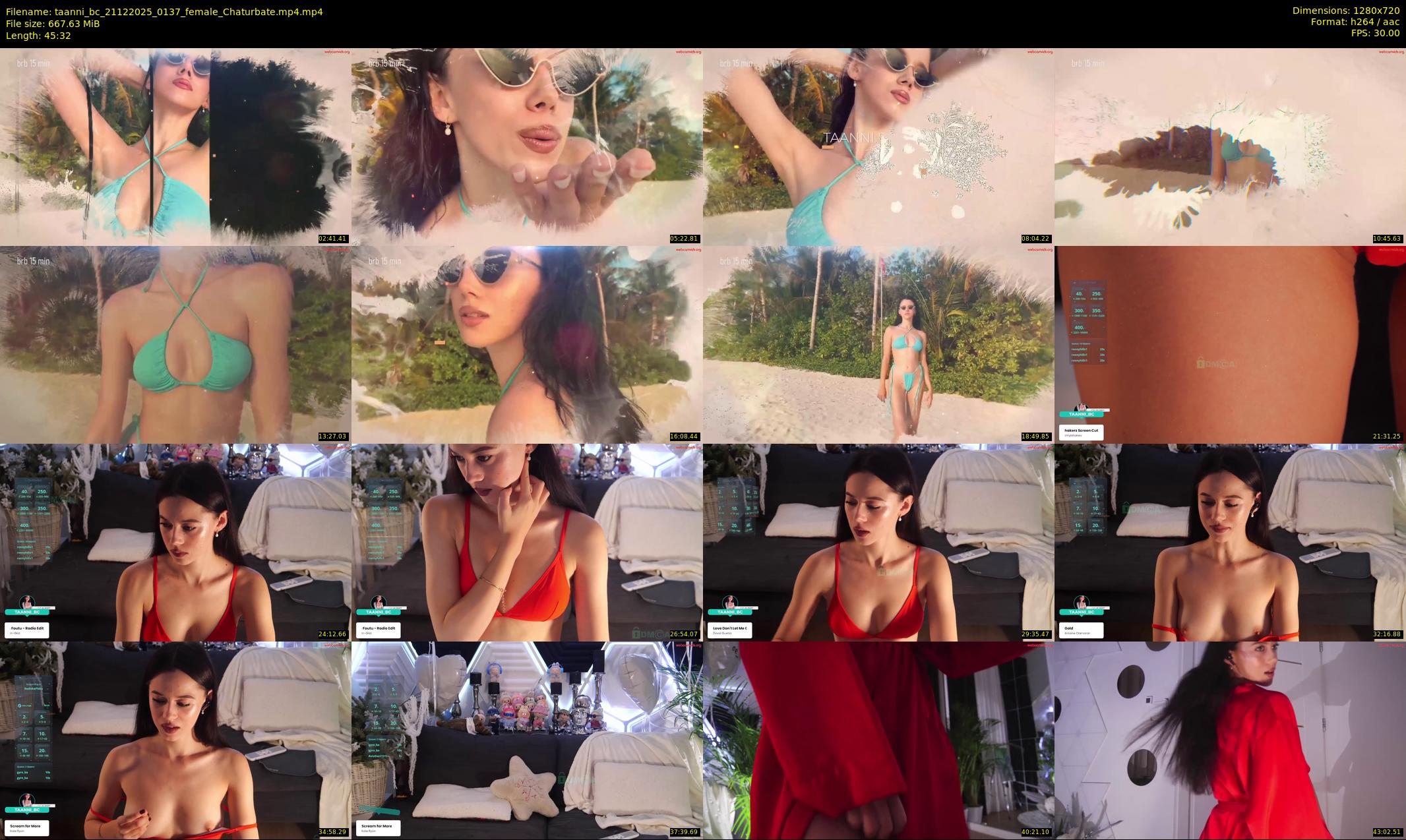 taanni_bc — 46 minute Chaturbate female cam show recording, 720p, Dec 21, 2025