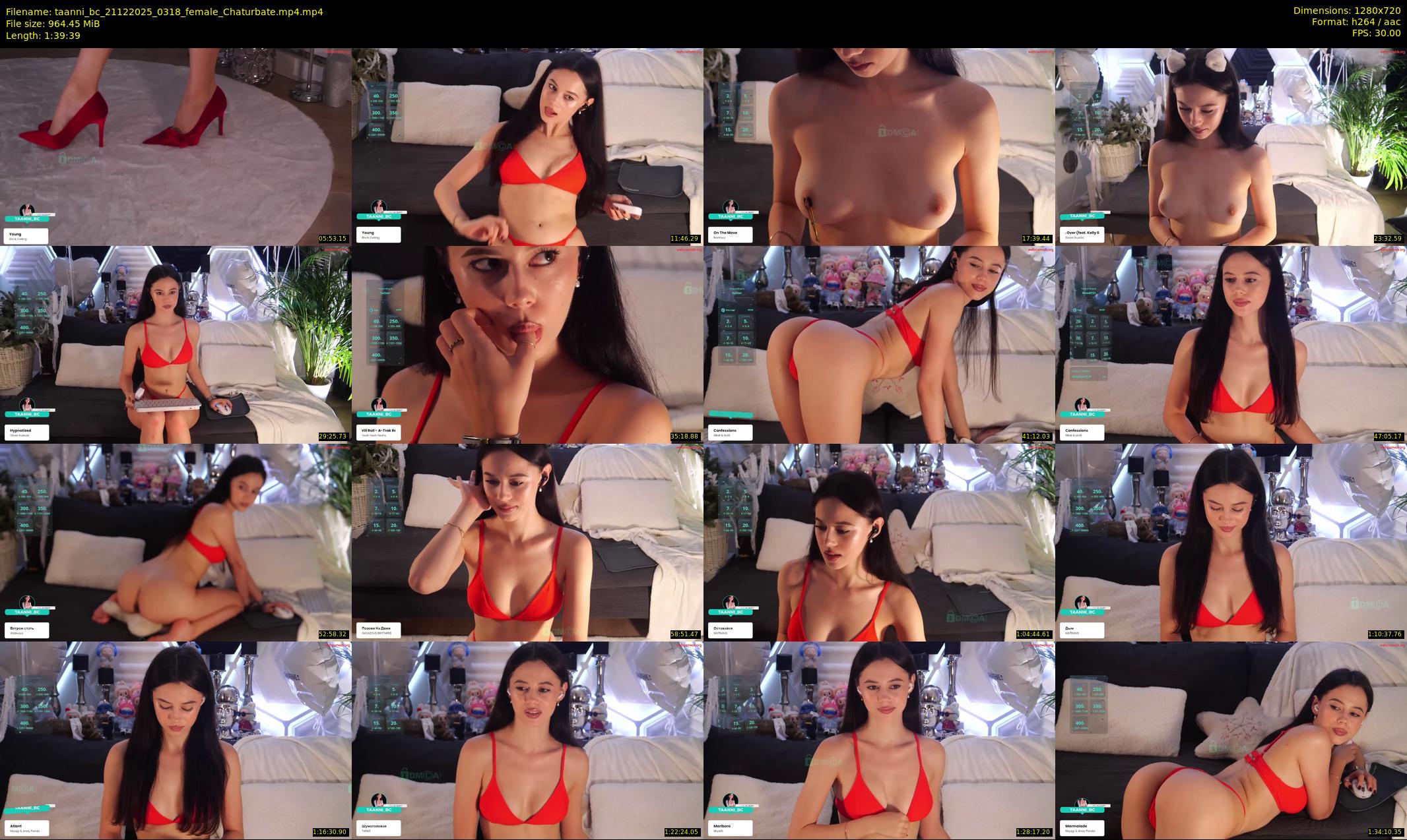 taanni_bc — 100 minute Chaturbate female cam show recording, 720p, Dec 21, 2025