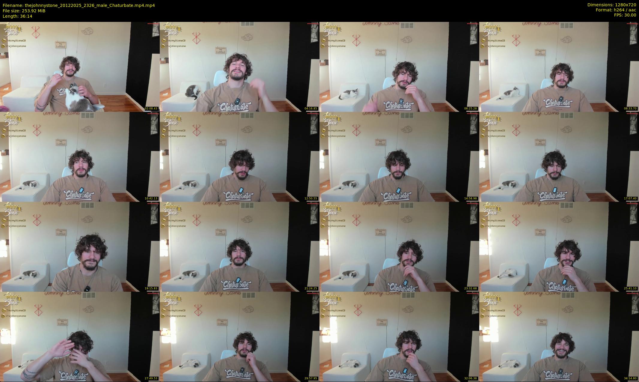 thejohnnystone — 37 minute Chaturbate male cam show recording, 720p, Dec 20, 2025