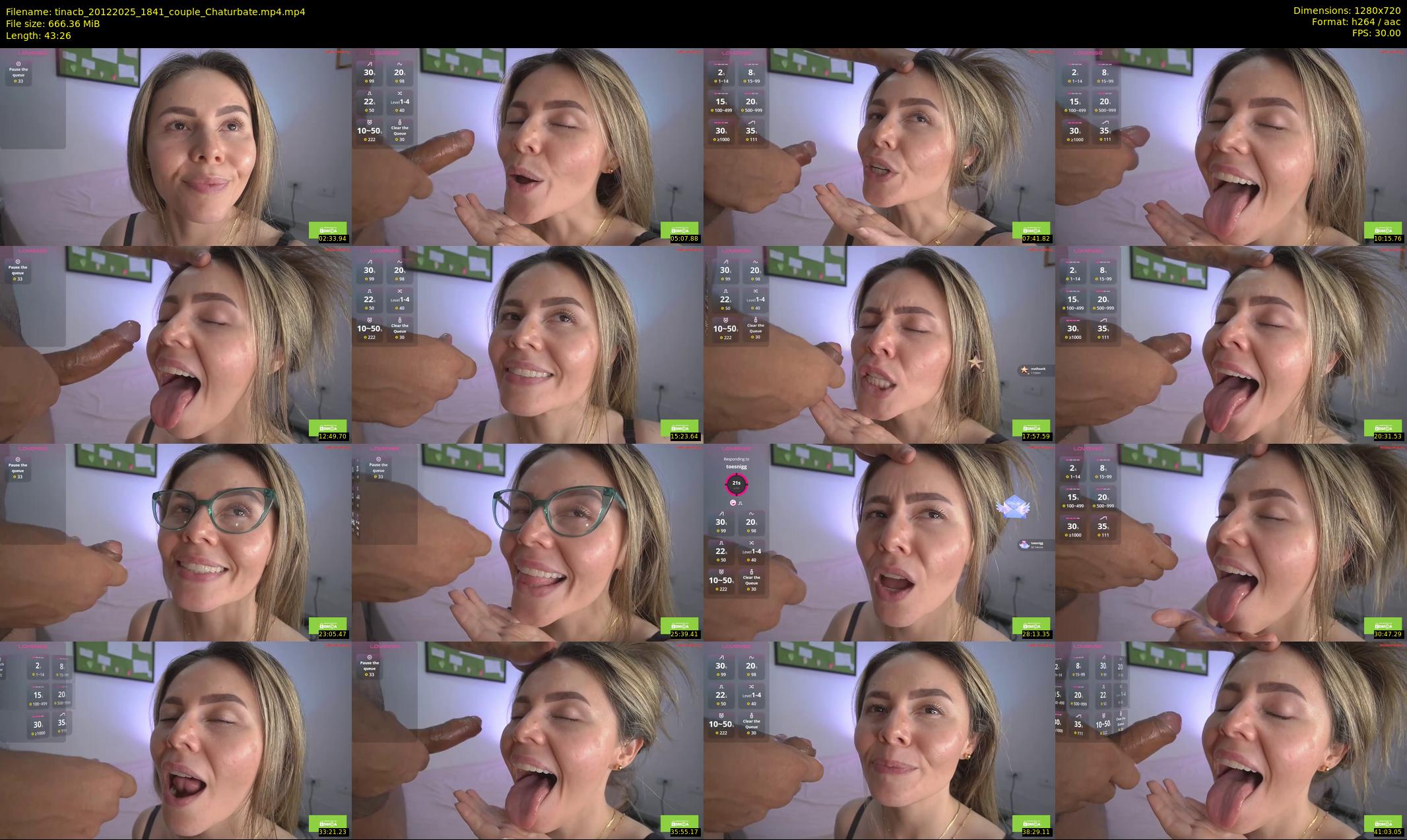 tinacb — 44 minute Chaturbate female cam show recording, 720p, Dec 20, 2025