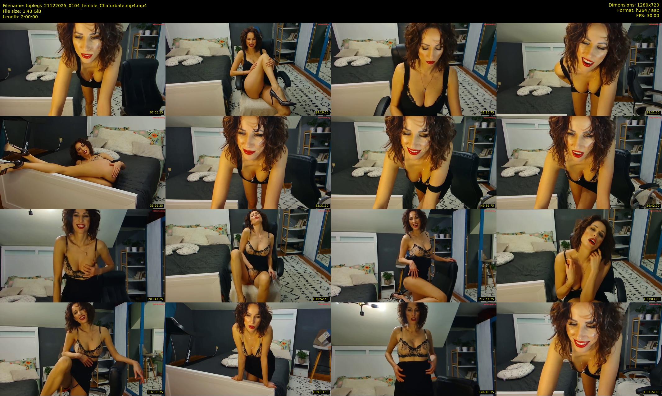 toplegs — 120 minute Chaturbate female cam show recording, 720p, Dec 21, 2025