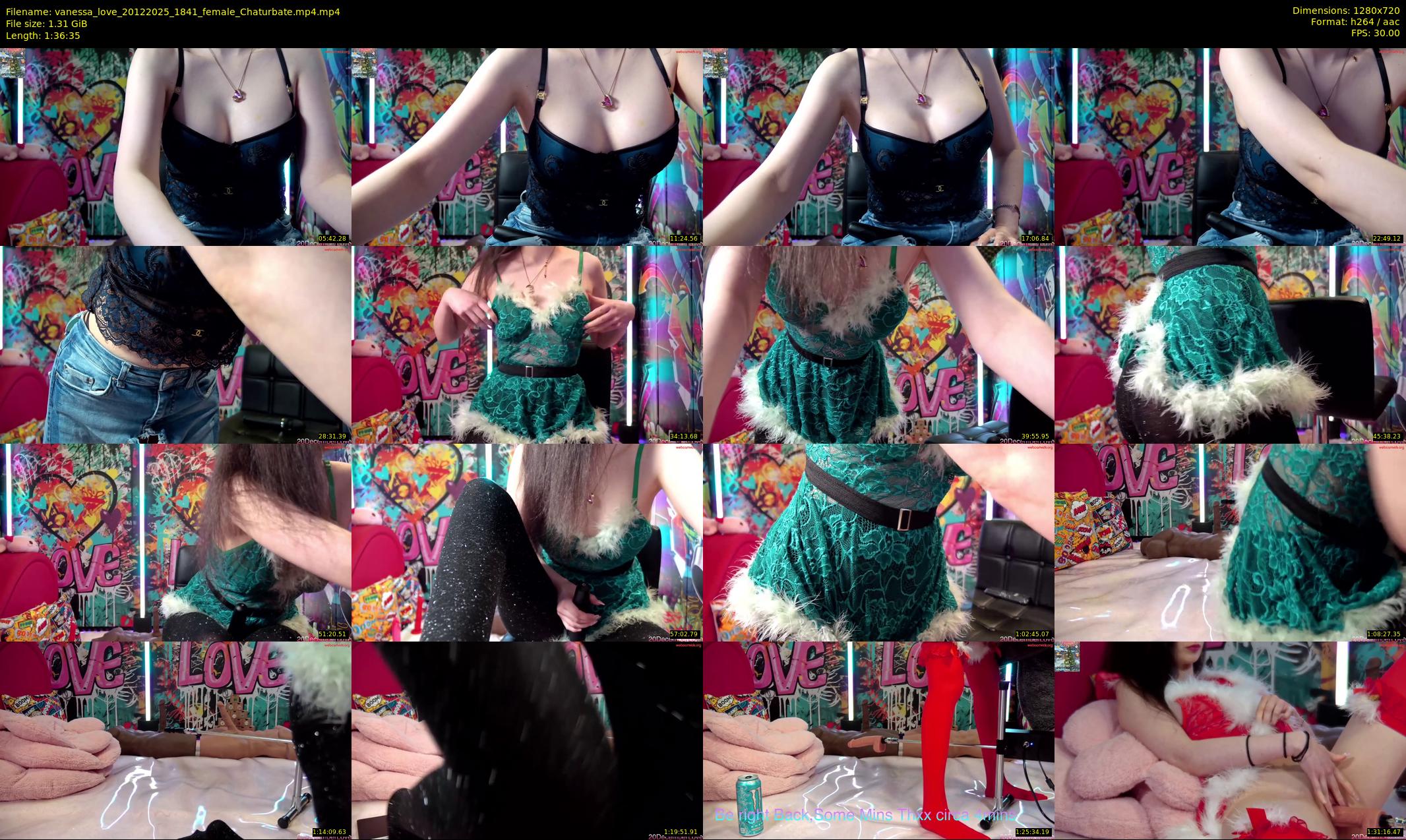 vanessa_love — 97 minute Chaturbate female cam show recording, 720p, Dec 20, 2025