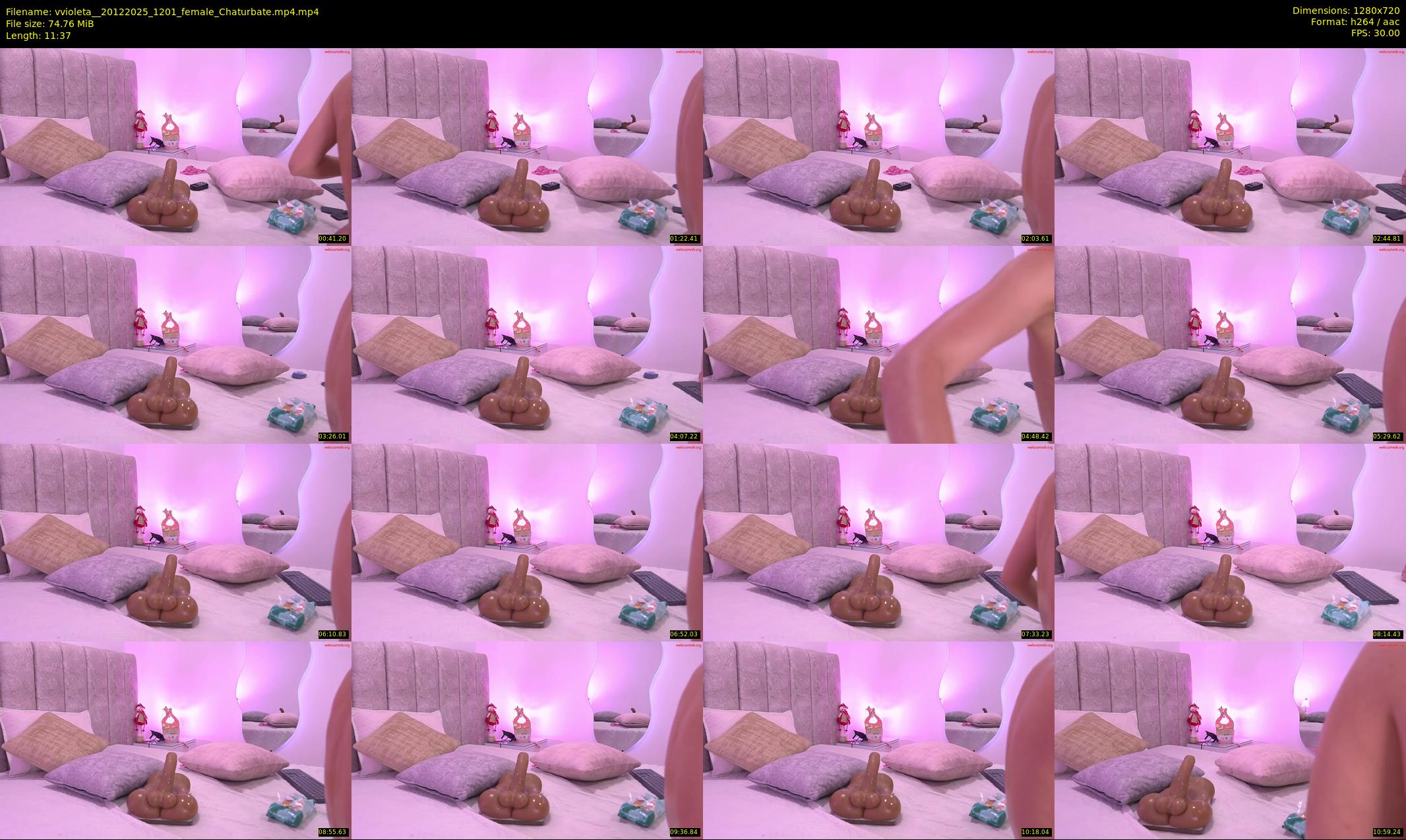 vvioleta_ — 12 minute Chaturbate female cam show recording, 720p, Dec 20, 2025