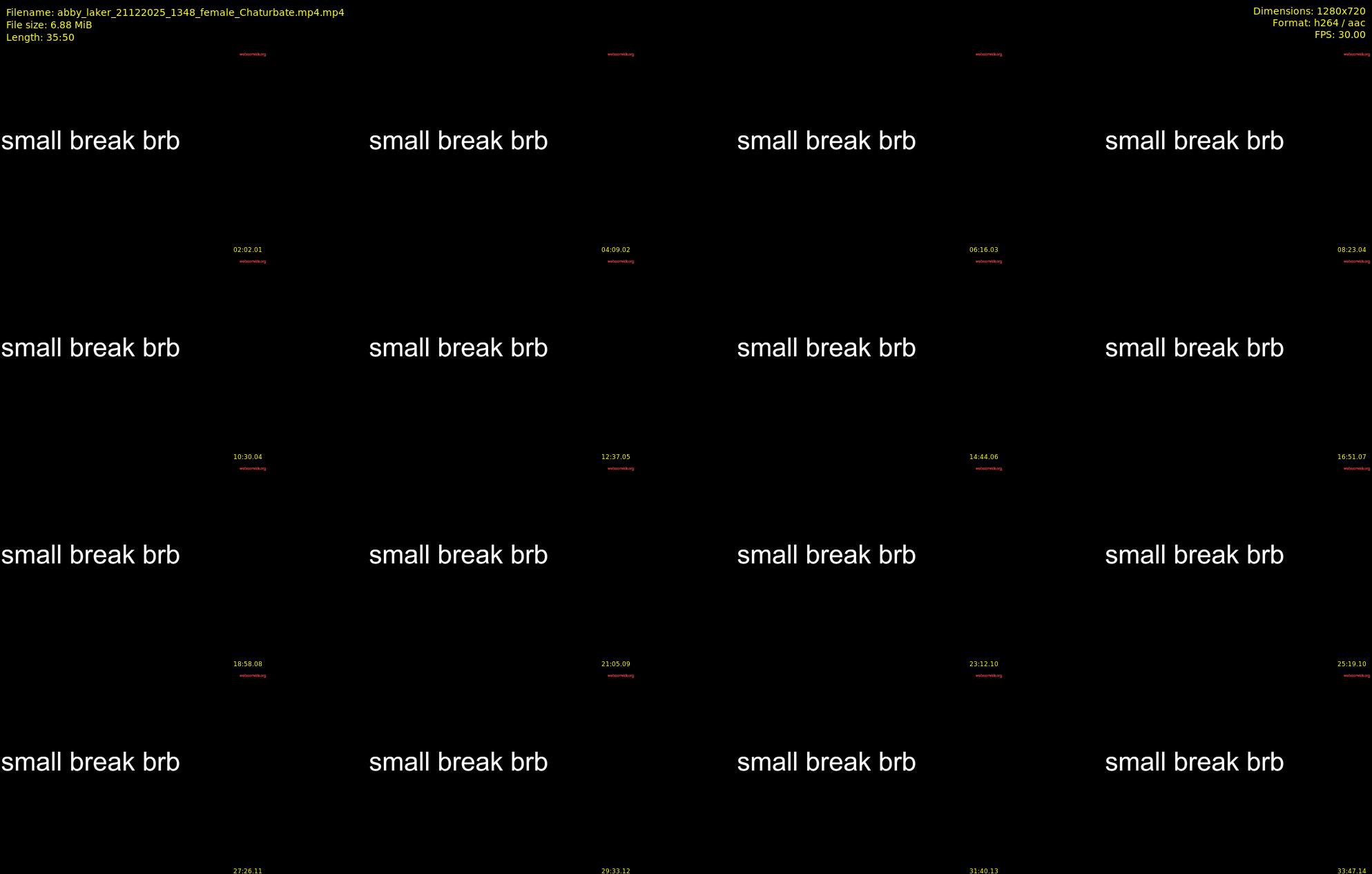 abby_laker — 36 minute Chaturbate female cam show recording, 720p, Dec 21, 2025