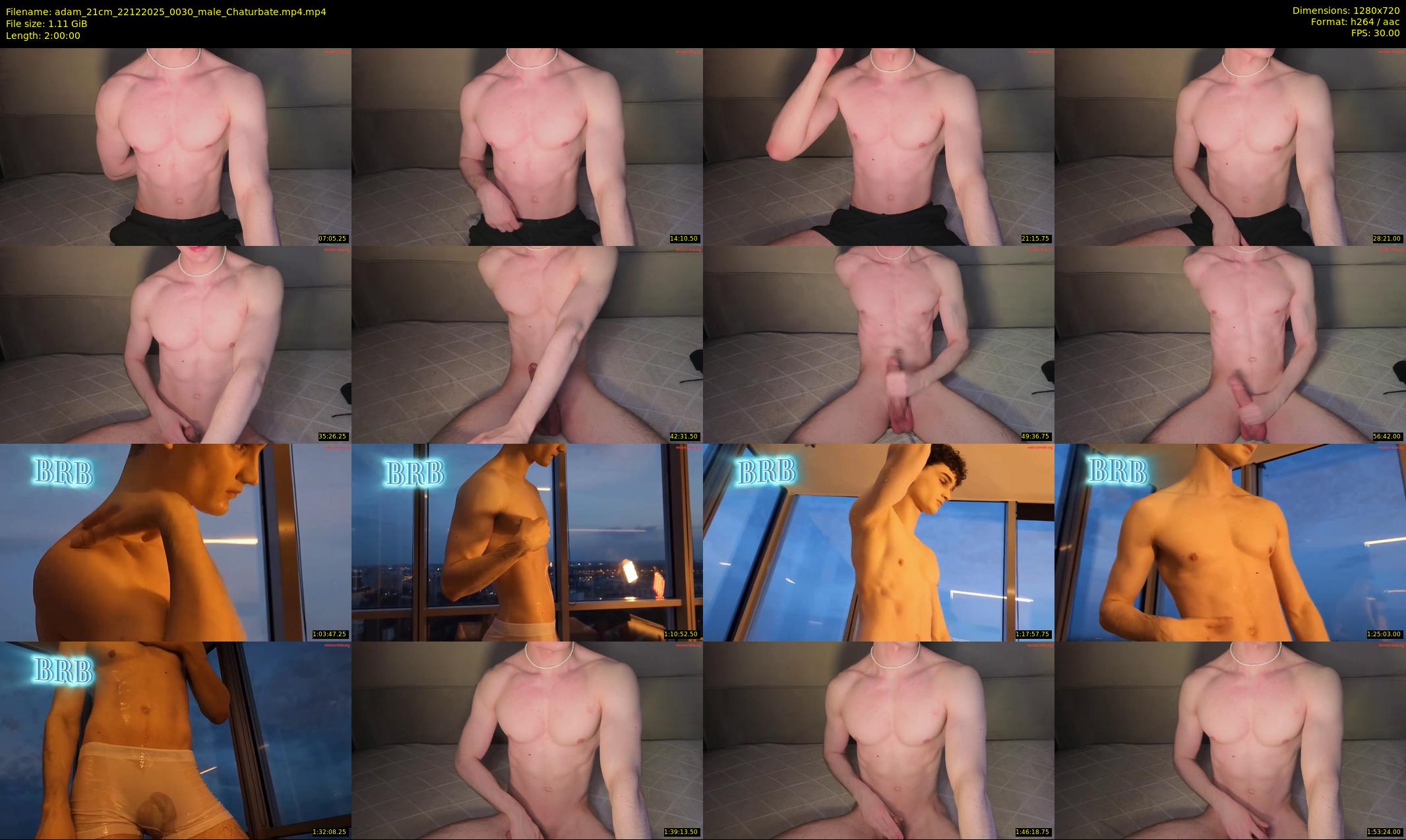 adam_21cm — 120 minute Chaturbate male cam show recording, 720p, Dec 22, 2025