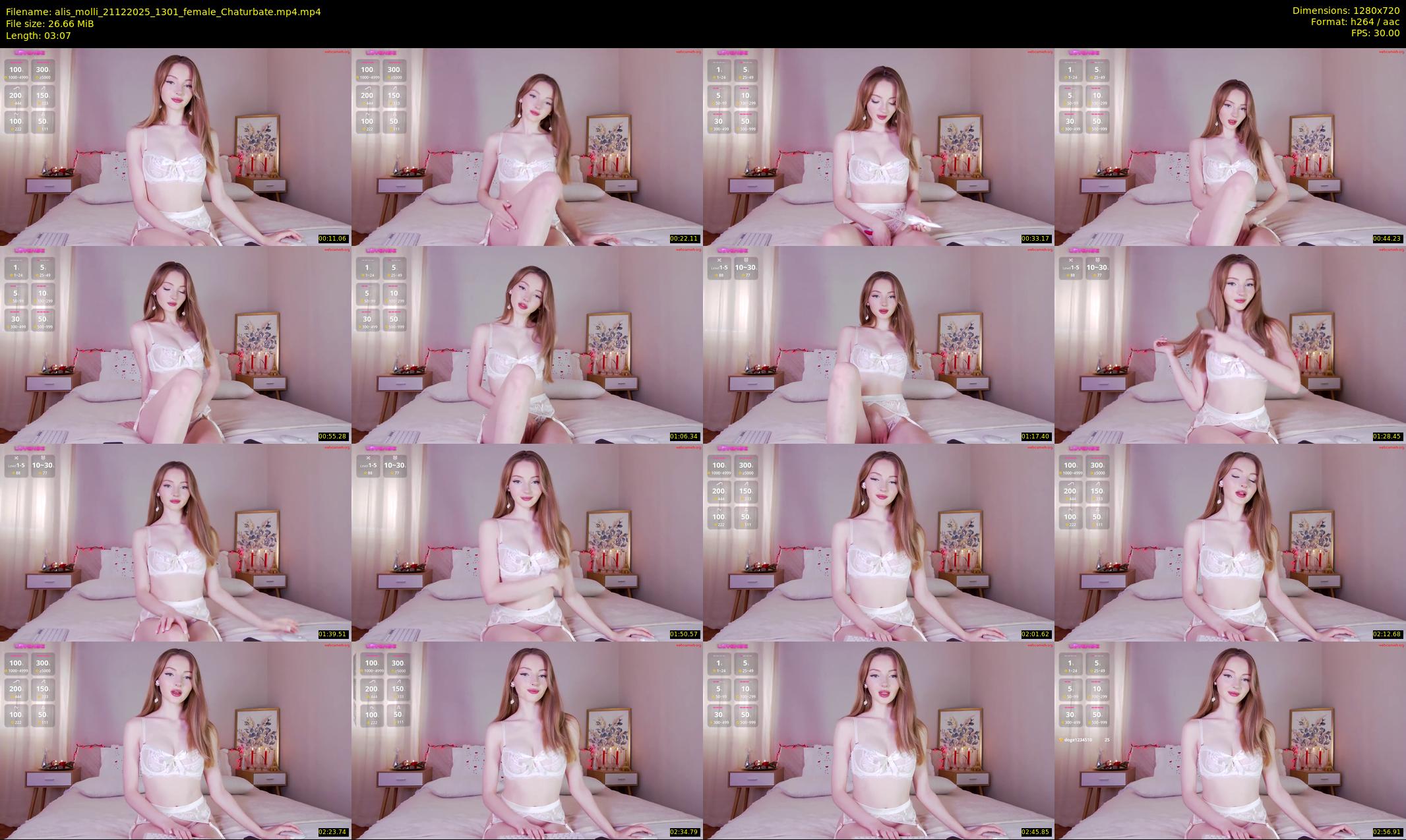 alis_molli — 4 minute Chaturbate female cam show recording, 720p, Dec 21, 2025