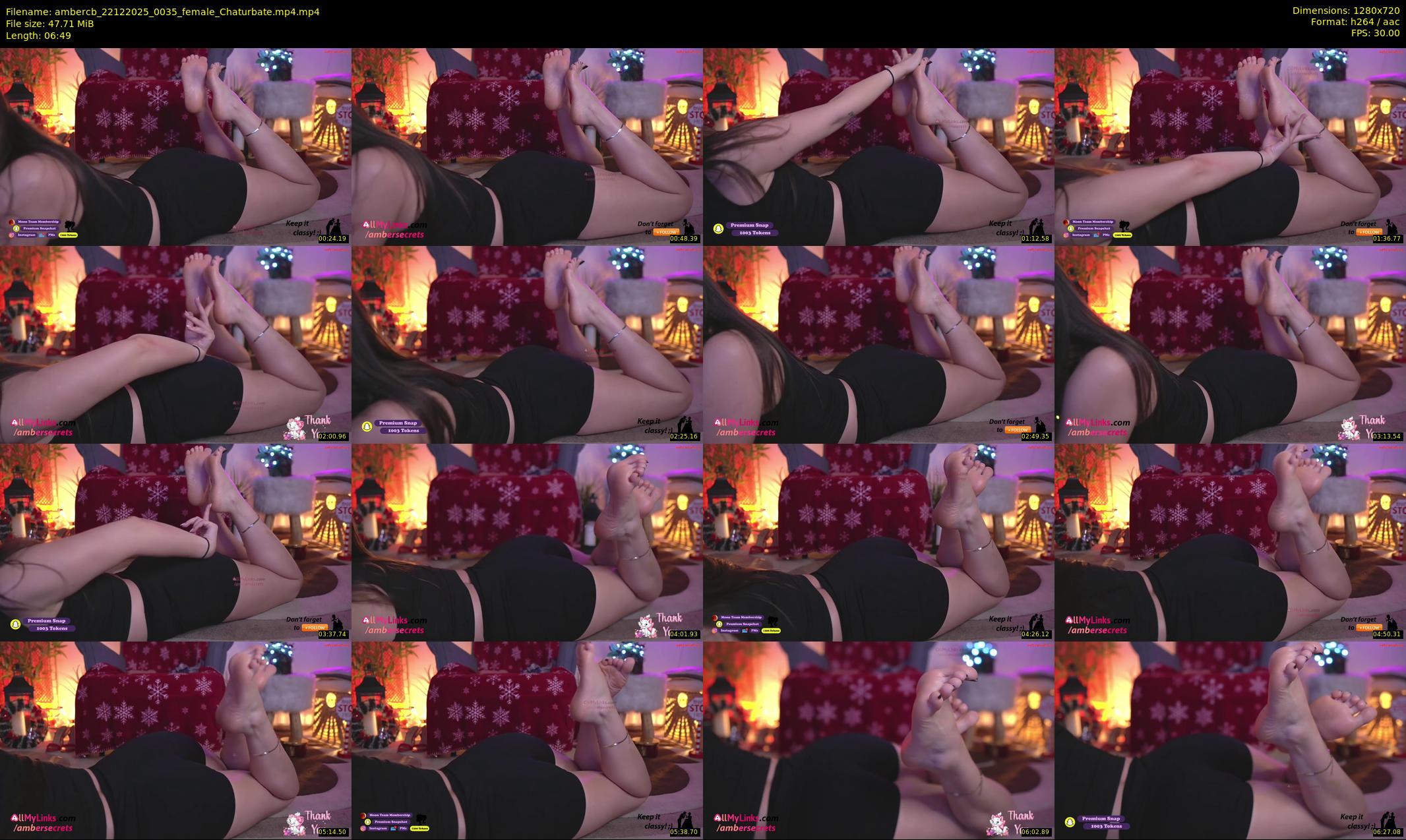 ambercb — 7 minute Chaturbate female cam show recording, 720p, Dec 22, 2025