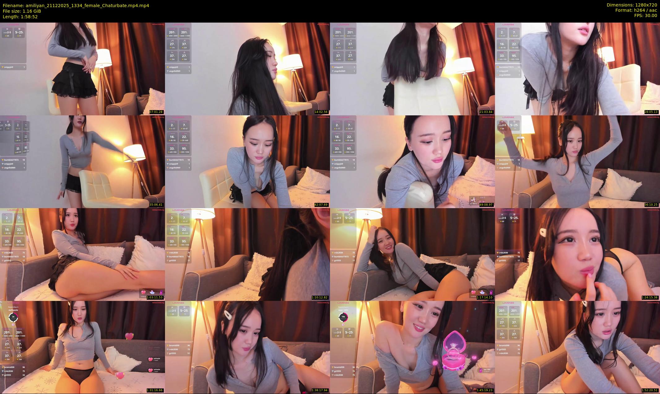 amiliyan — 119 minute Chaturbate female cam show recording, 720p, Dec 21, 2025