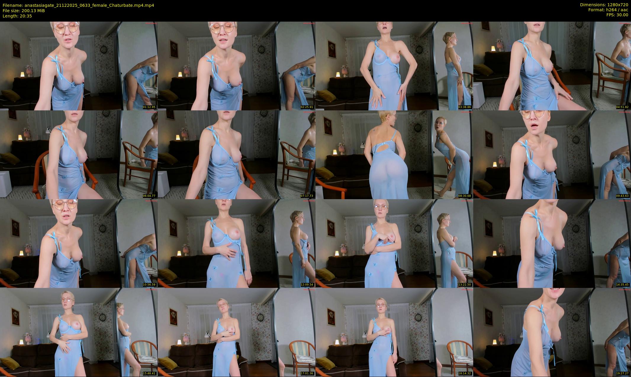 anastasiagate — 21 minute Chaturbate female cam show recording, 720p, Dec 21, 2025
