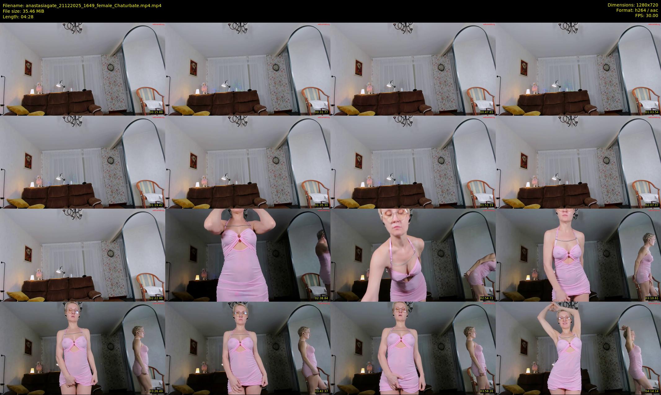 anastasiagate — 5 minute Chaturbate female cam show recording, 720p, Dec 21, 2025