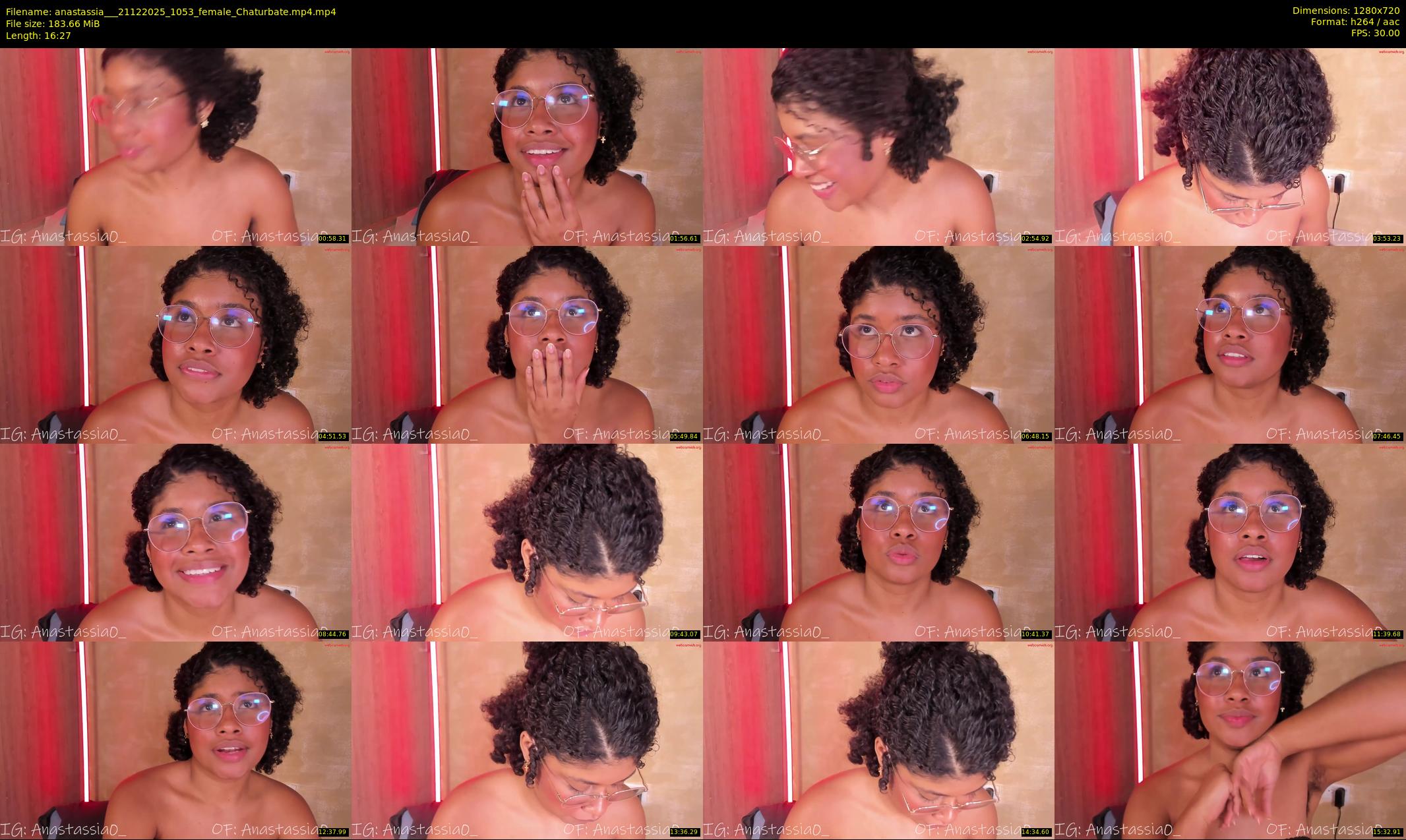 anastassia__ — 17 minute Chaturbate female cam show recording, 720p, Dec 21, 2025