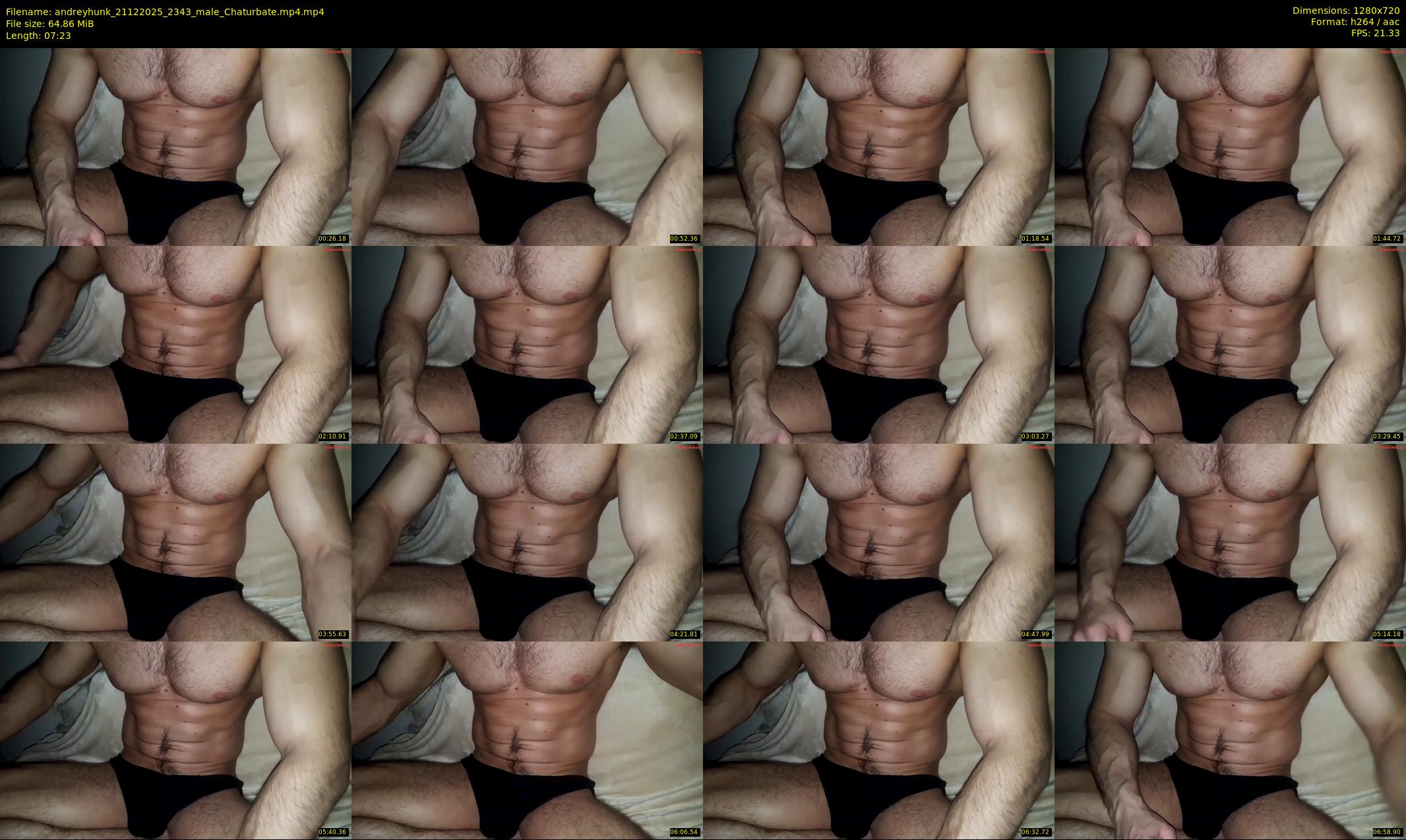 andreyhunk — 8 minute Chaturbate male cam show recording, 720p, Dec 21, 2025