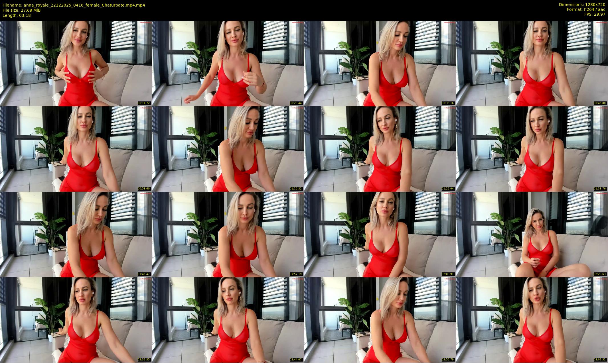 anna_royale — 4 minute Chaturbate female cam show recording, 720p, Dec 22, 2025