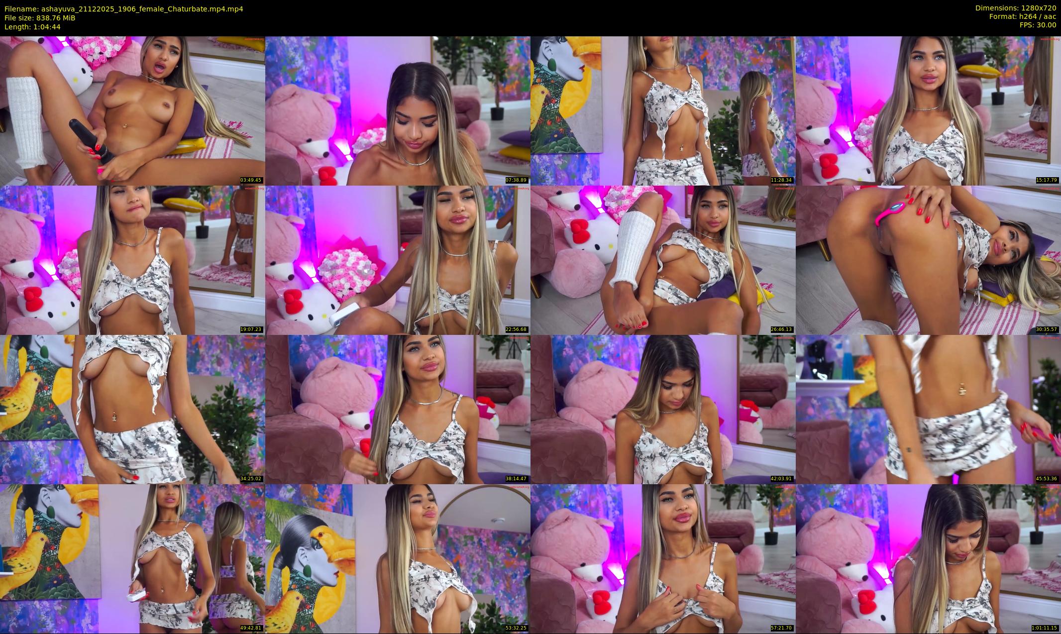 ashayuva — 65 minute Chaturbate female cam show recording, 720p, Dec 21, 2025