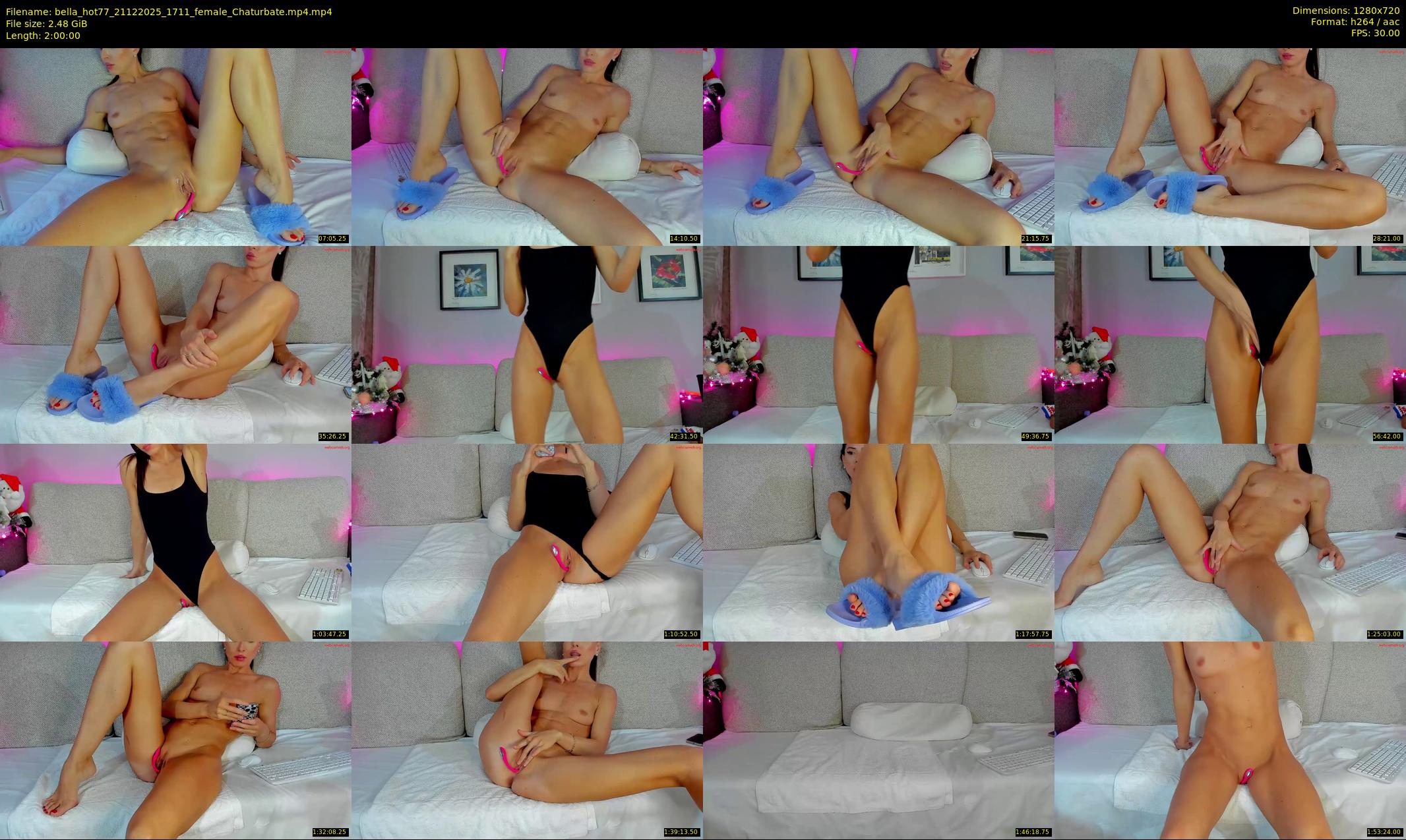 bella_hot77 — 120 minute Chaturbate female cam show recording, 720p, Dec 21, 2025