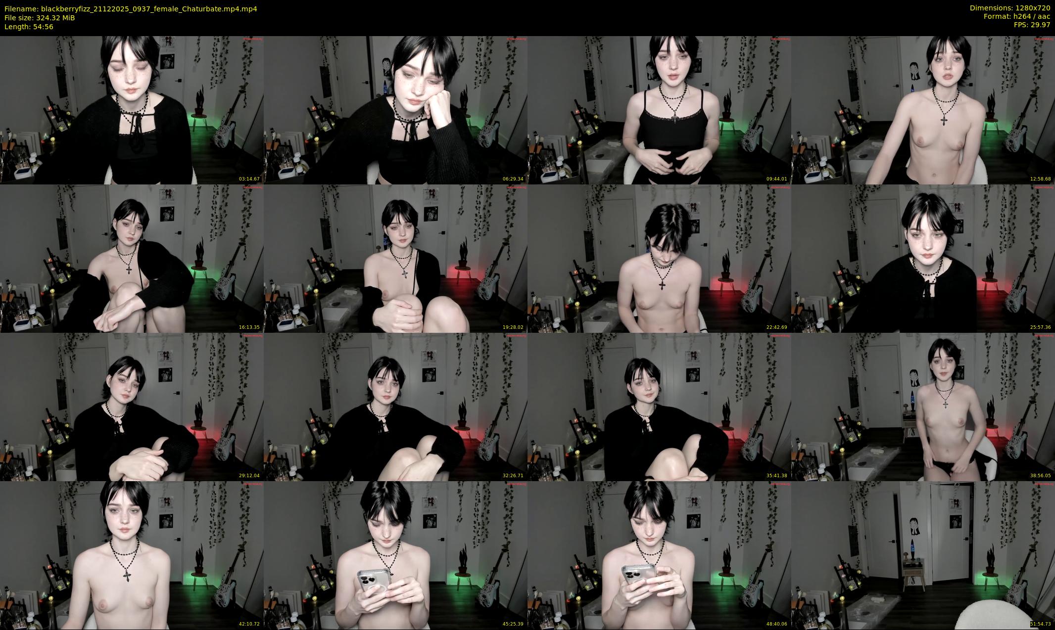 blackberryfizz — 55 minute Chaturbate female cam show recording, 720p, Dec 21, 2025